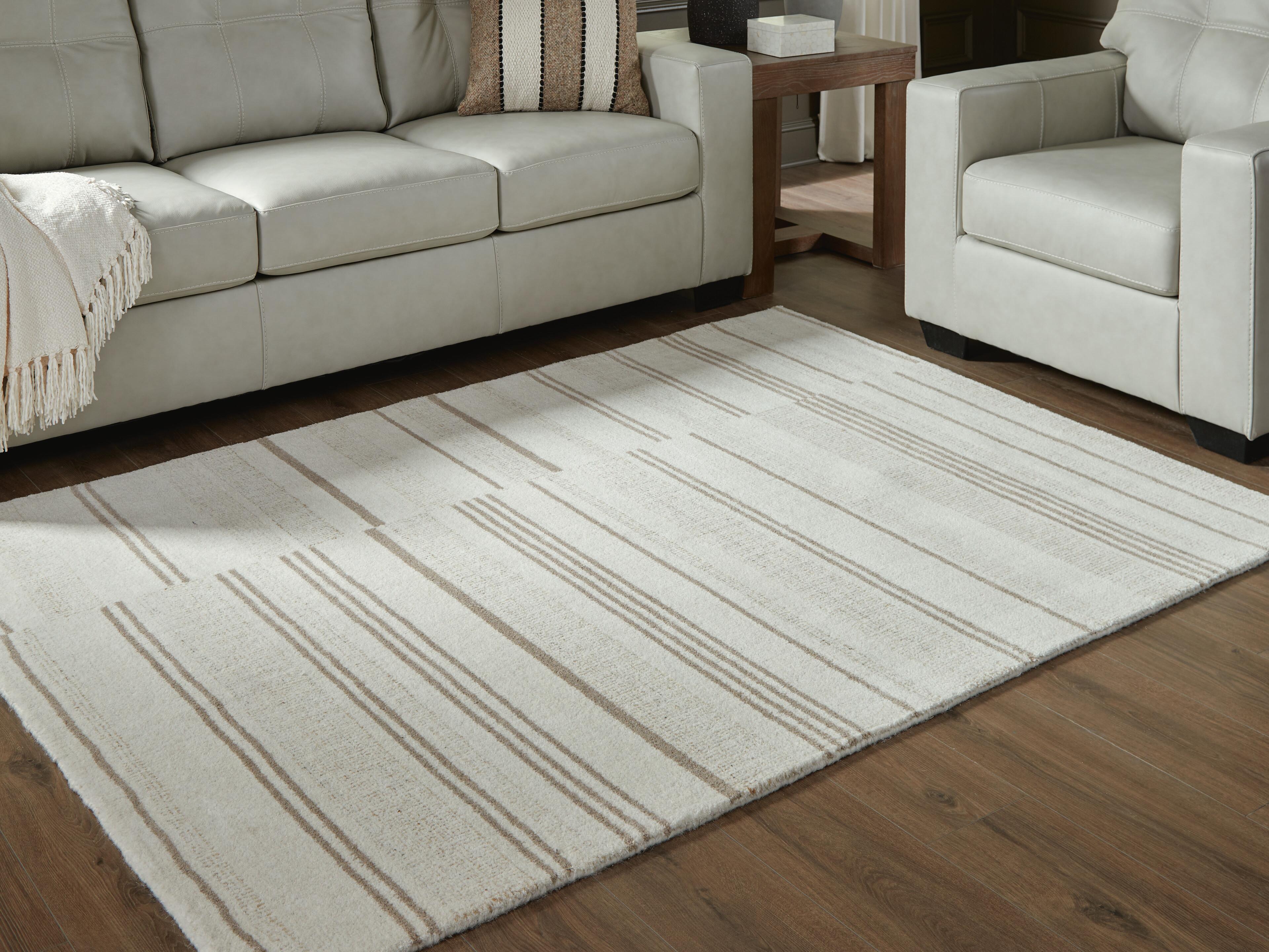 Dar Furniture - Ashley Furniture - Gadence 5' x 7' Area Rug - 5' x 7' Area Rug / Ivory/Tan - R407642