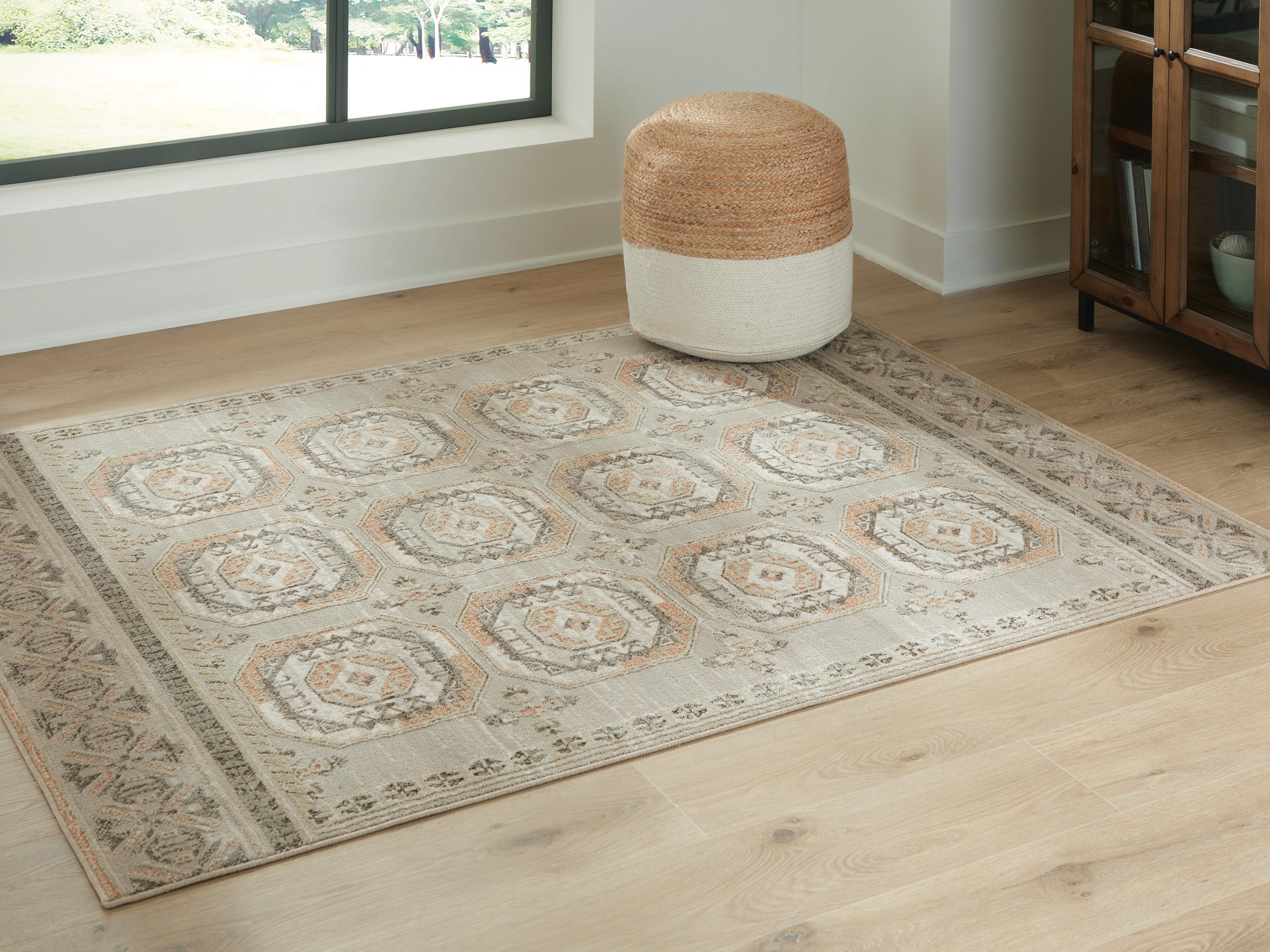 Dar Furniture - Ashley Furniture - Bachby 5'3" x 7' Area Rug - 5'3" x 7' Area Rug / Multi - R407682