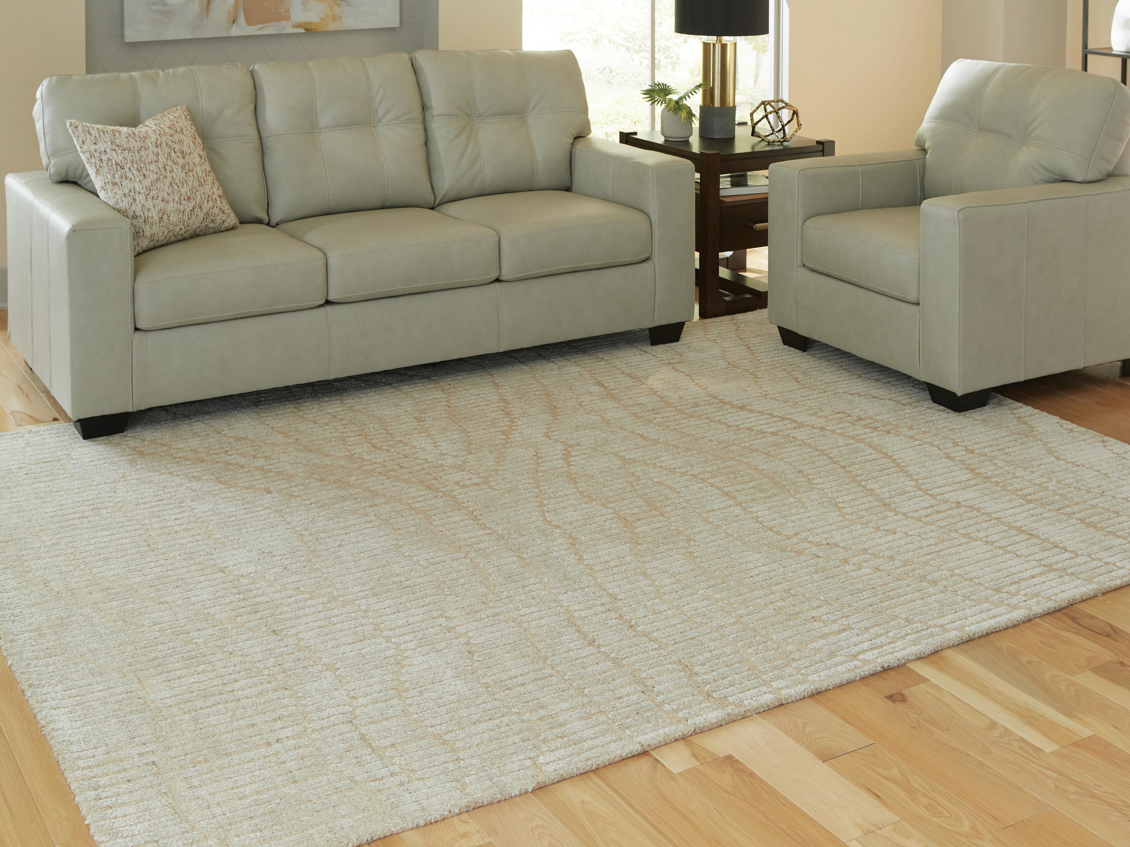 Dar Furniture - Ashley Furniture - Jaseena 7'8" x 10' Area Rug - 7'8" x 10' Area Rug / Beige/Tan - R407721