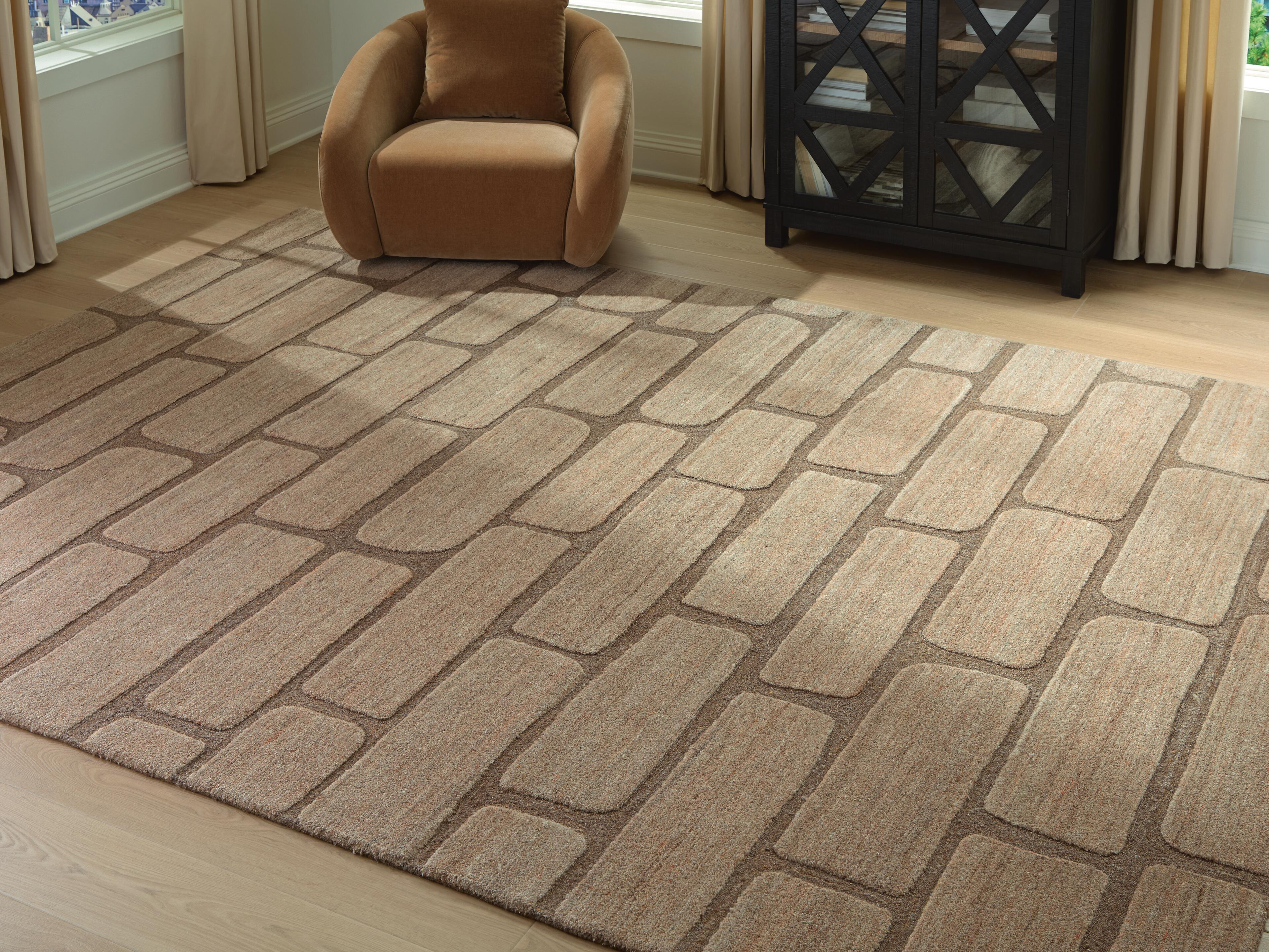 Dar Furniture - Ashley Furniture - Orest Extra Large Rug - Extra Large Rug / Brown - R407980