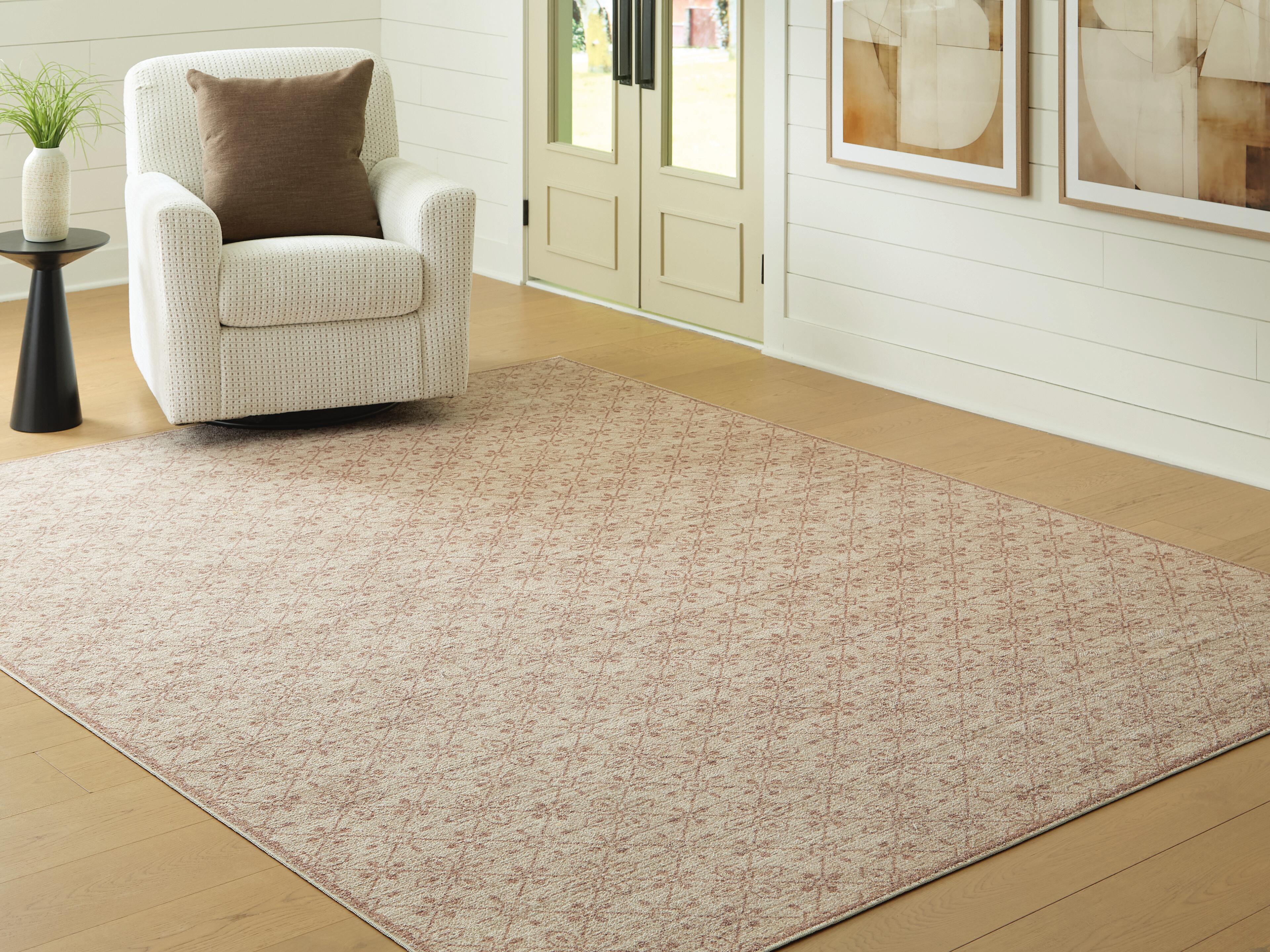Dar Furniture - Ashley Furniture - Lyamford Large Rug - Large Rug / Beige/Gray/Brown - R408501