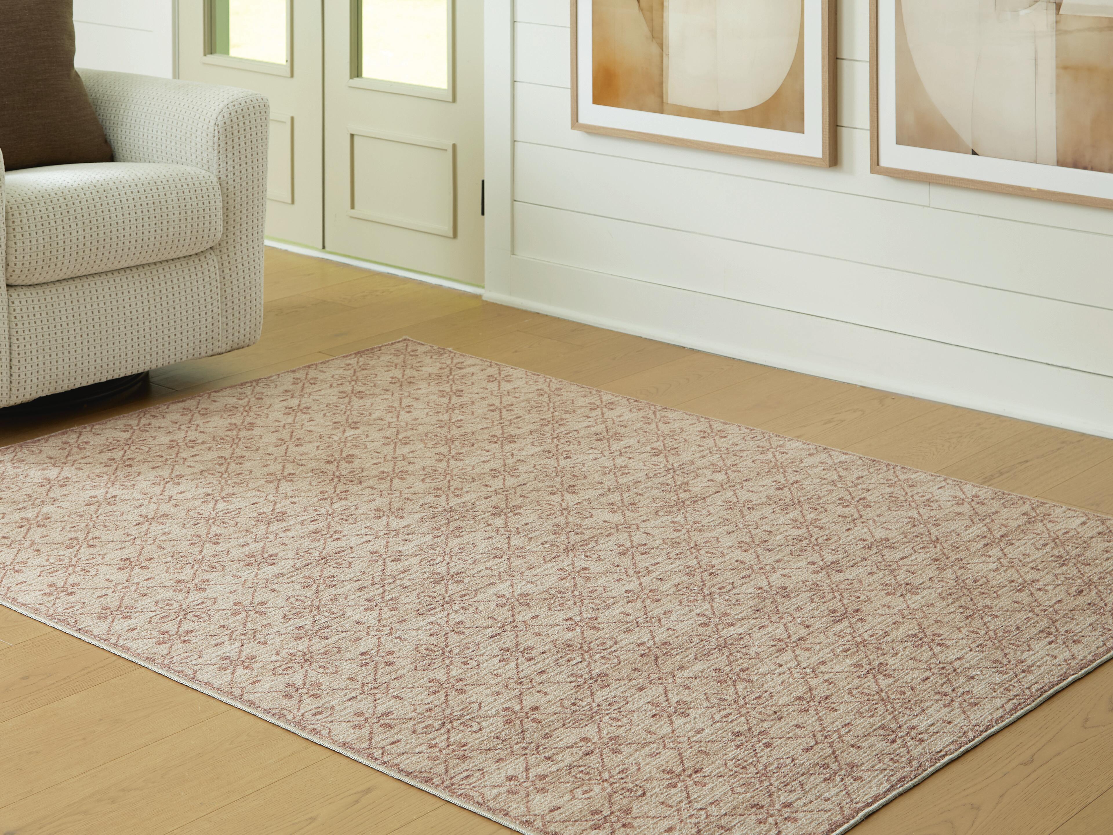 Dar Furniture - Ashley Furniture - Lyamford Medium Rug - Medium Rug / Beige/Gray/Brown - R408502