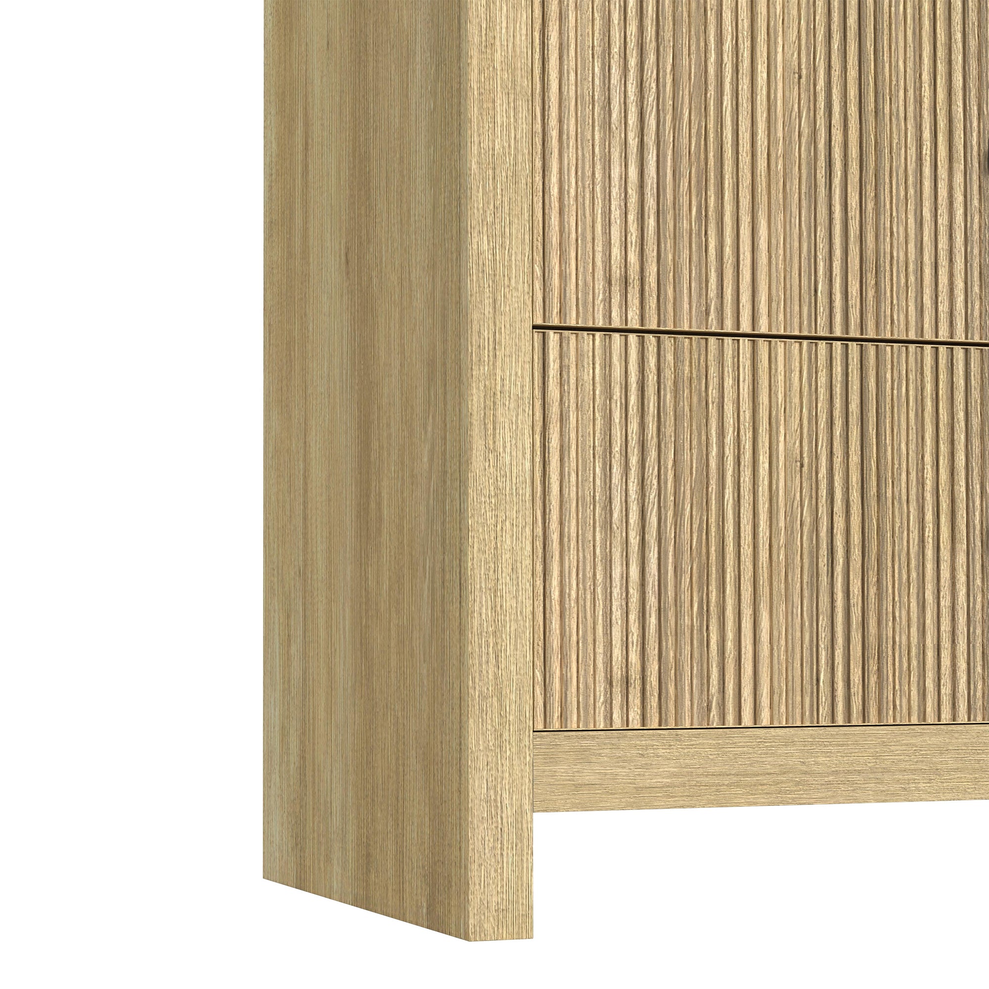 Ridgemont Dresser and Mirror Set in Natural
