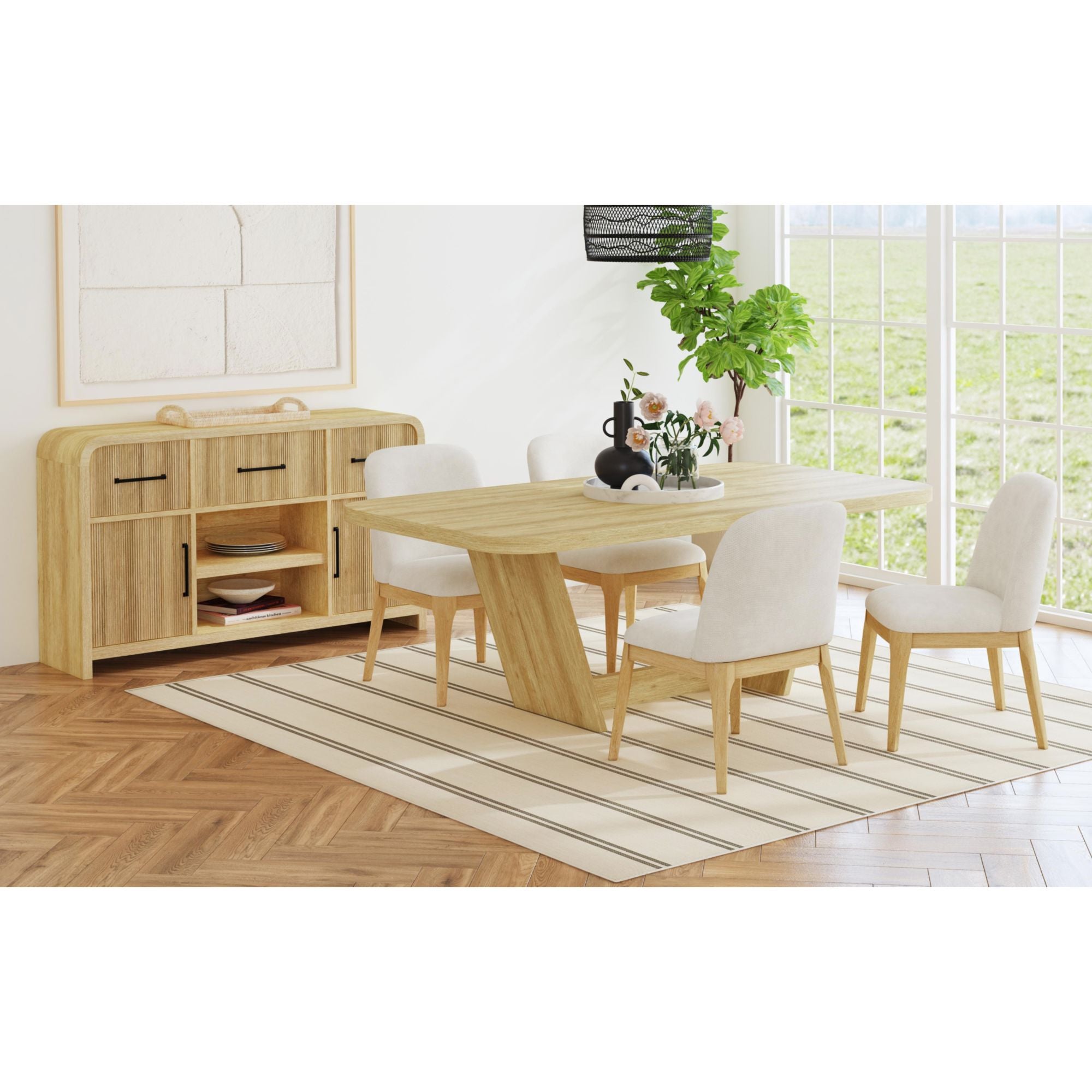 Ridgemont Rectangular Dining Table in Natural