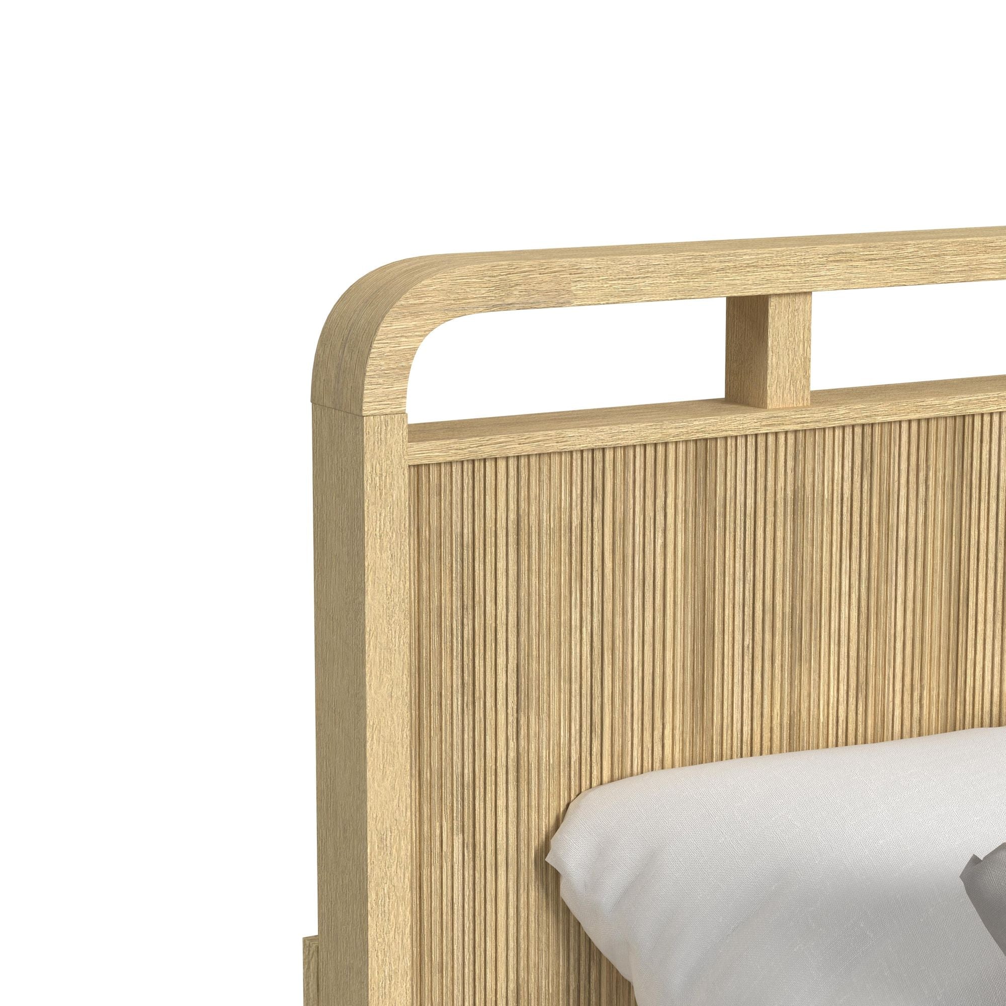 Ridgemont Queen Storage Bed in Natural