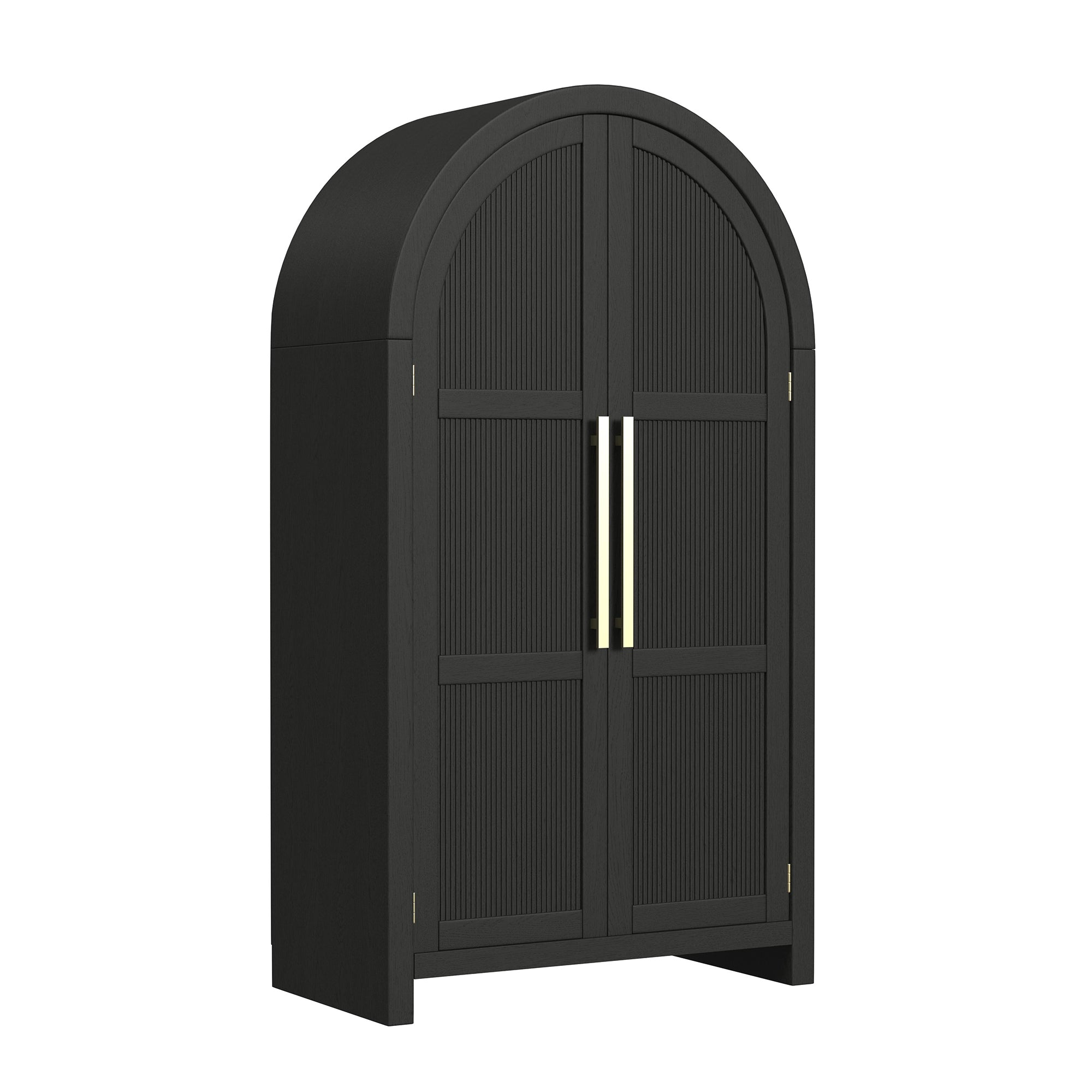 Ridgemont Large Bookcase in Black with Grain