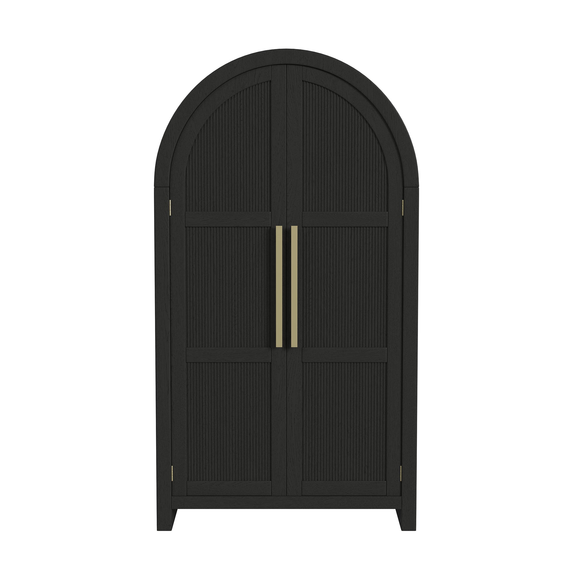 Ridgemont Large Bookcase in Black with Grain