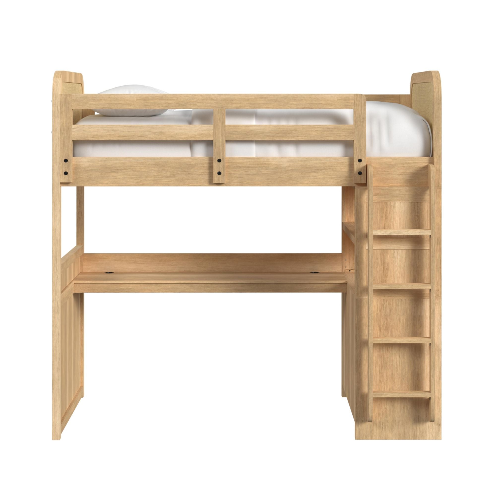 Ridgemont Loft Complete Bunk Bed in Natural