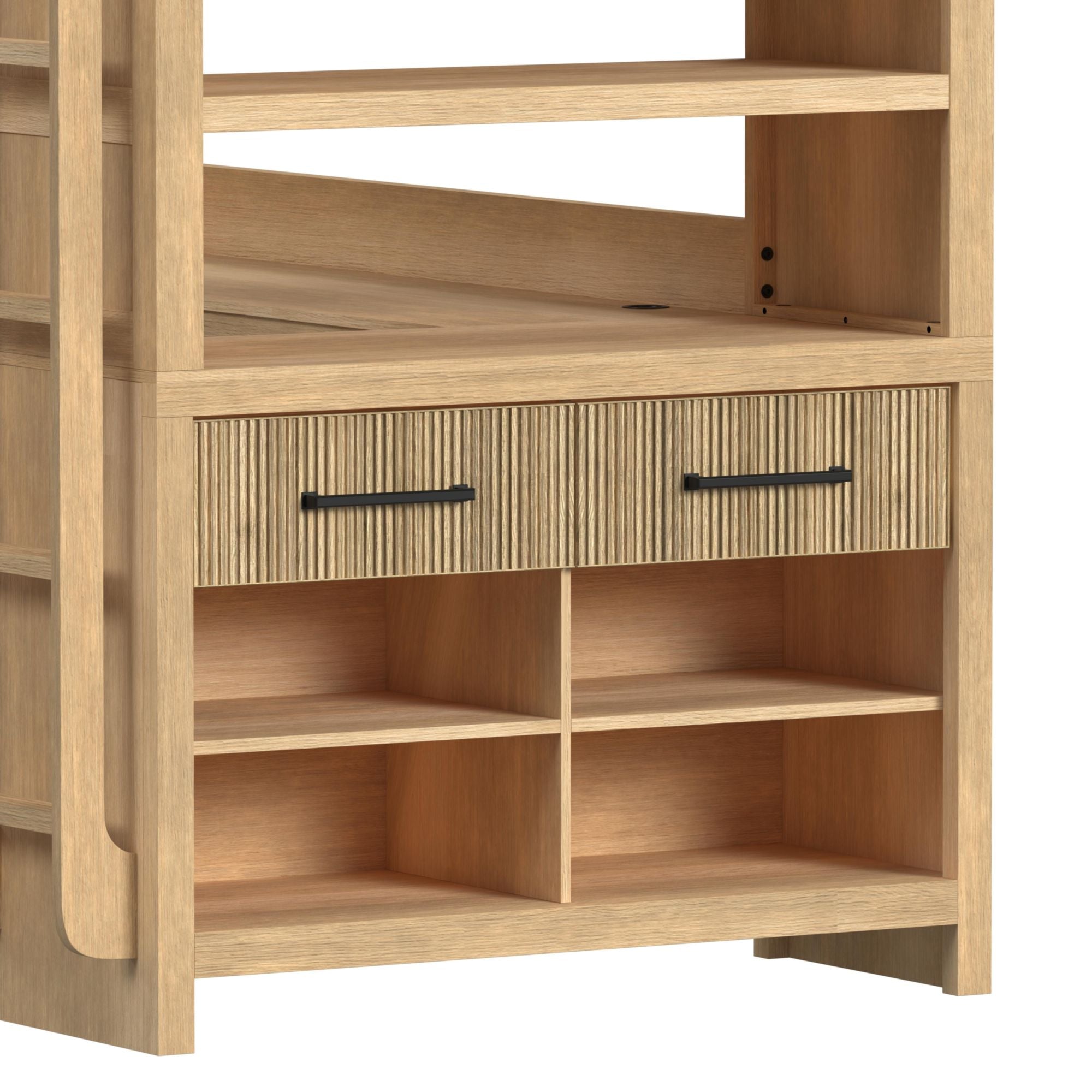 Ridgemont Loft Complete Bunk Bed in Natural