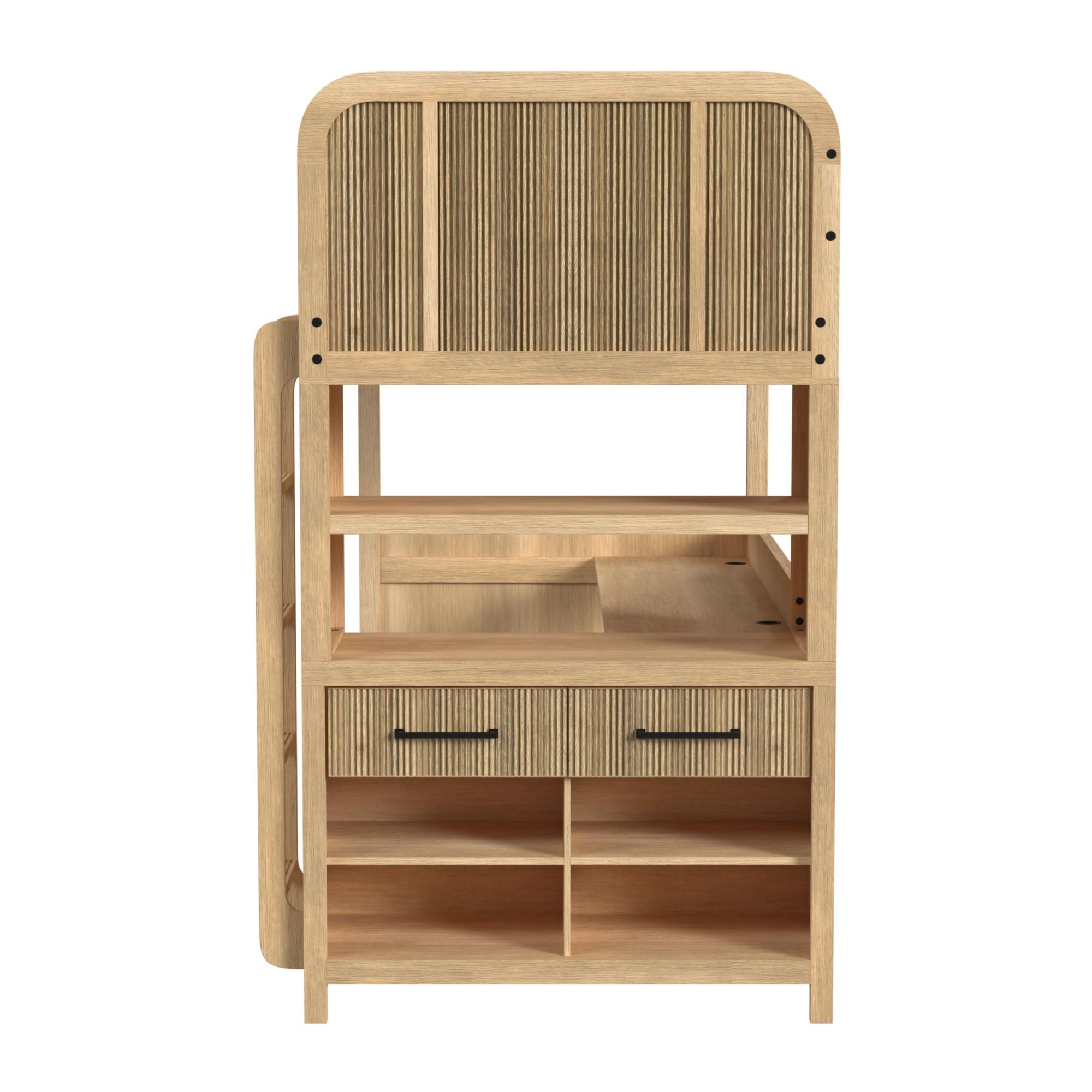Ridgemont Loft Complete Bunk Bed in Natural