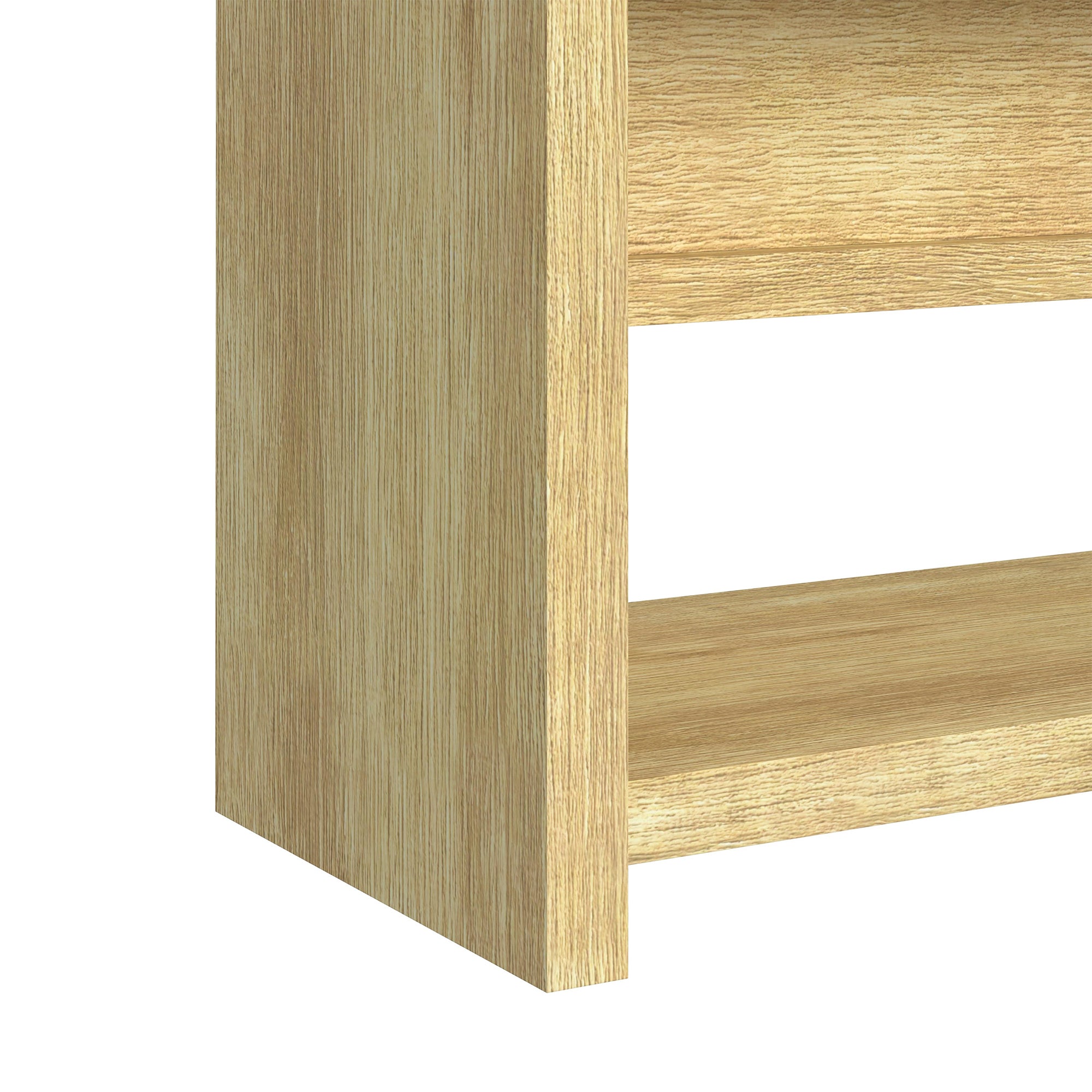 Ridgemont Sofa Table with Bottom Shelf in Natural