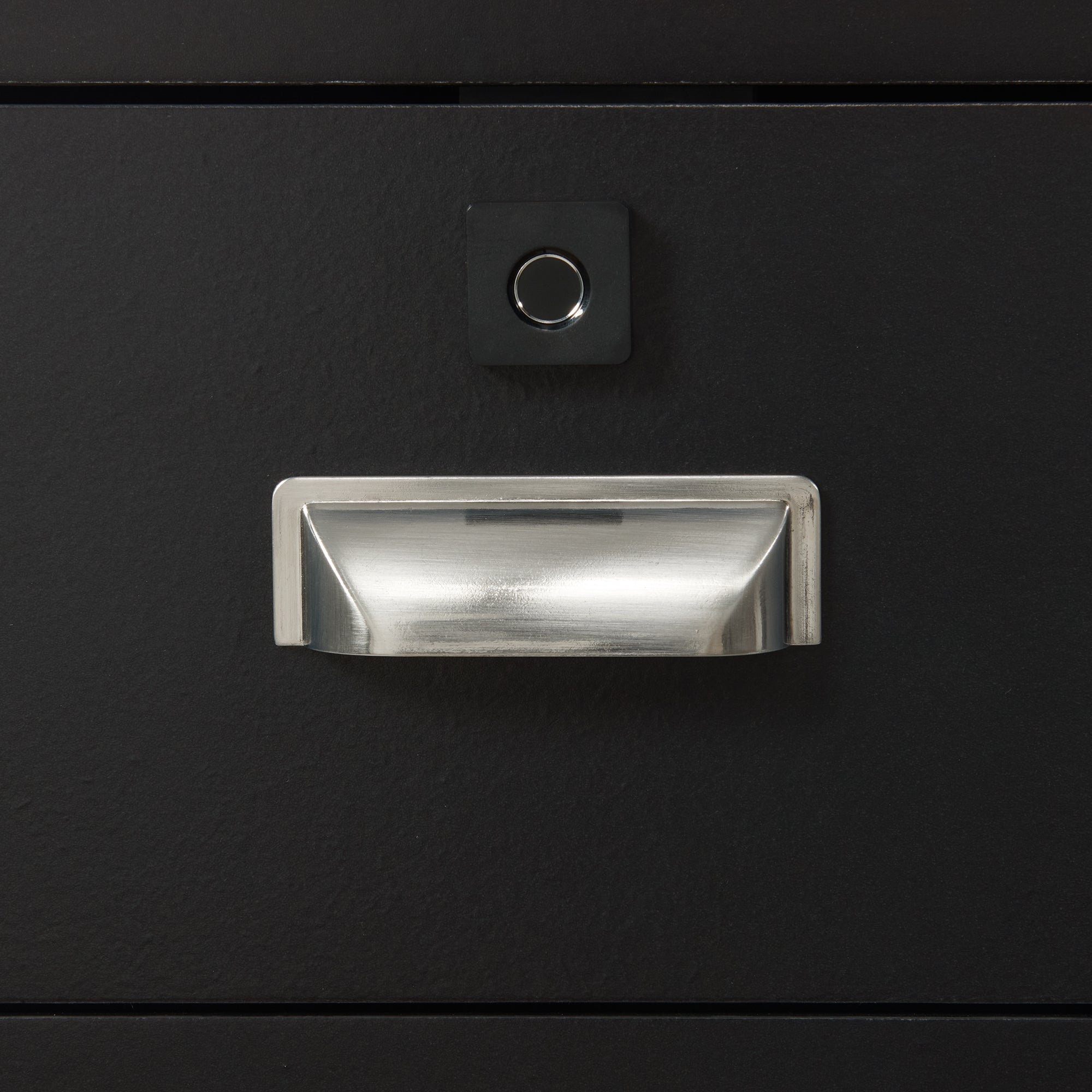 Rio Nightstand with Electronic Features in Black