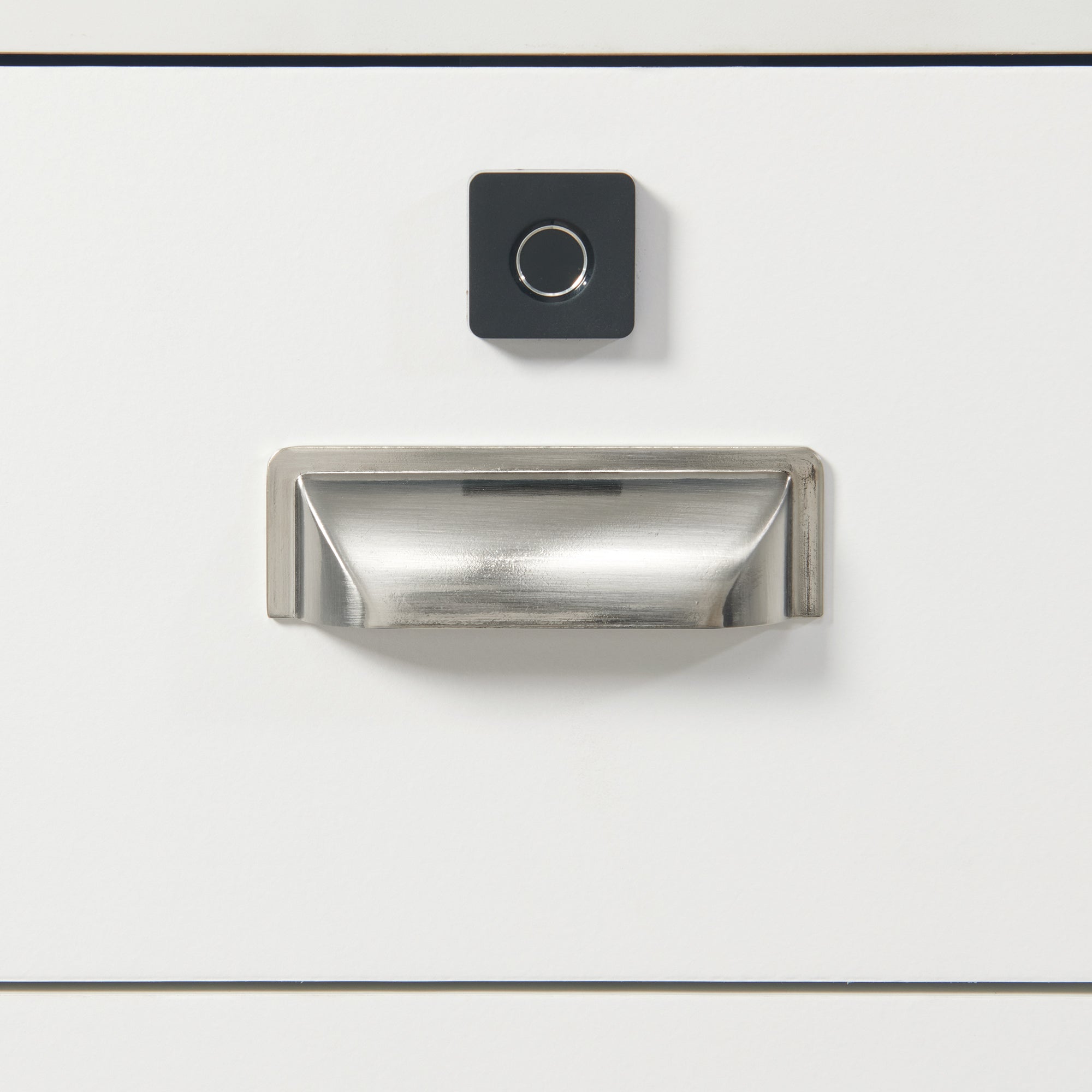 Rio Nightstand with Electronic Features in White