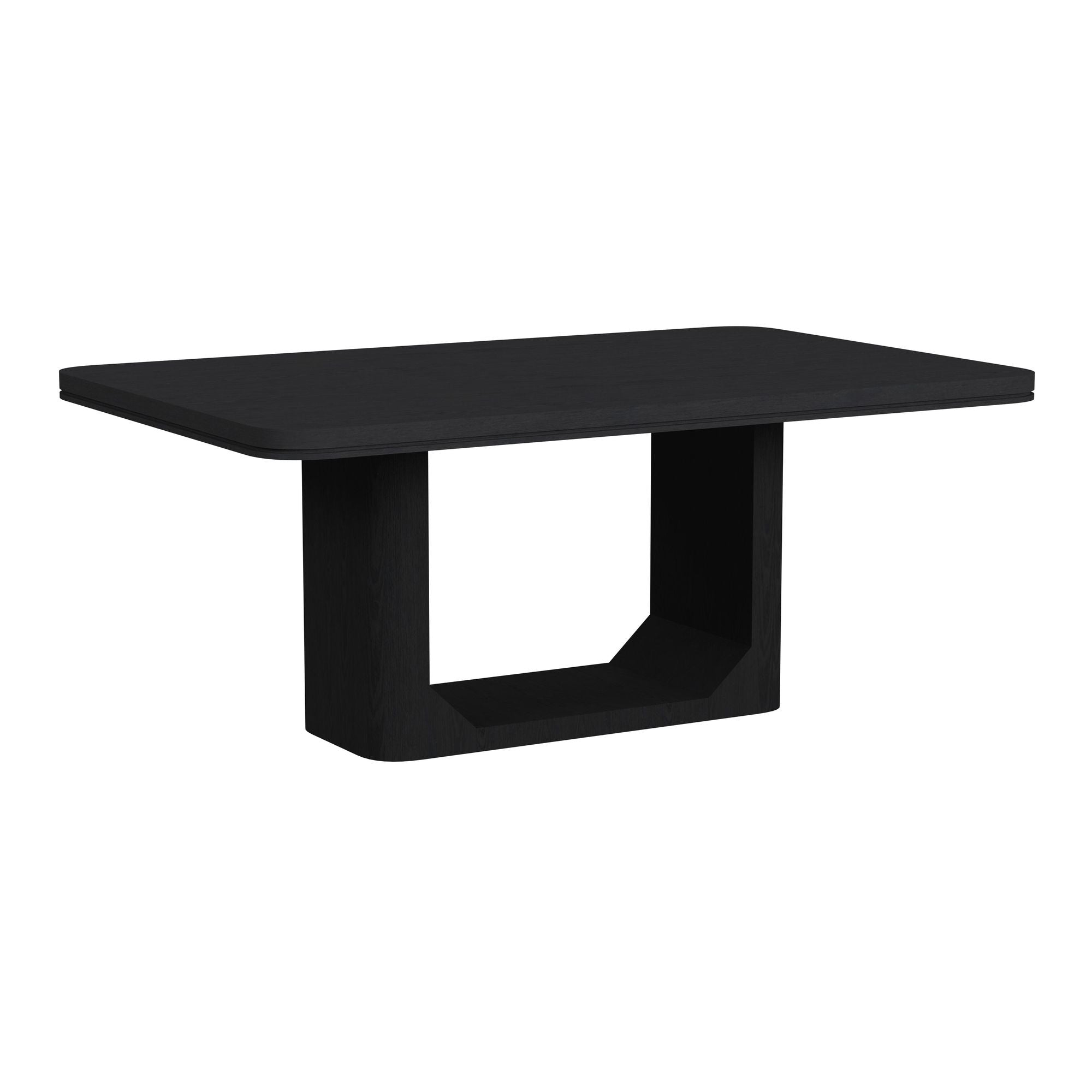 Rosalie 72" Rectangular Dining Table in Black