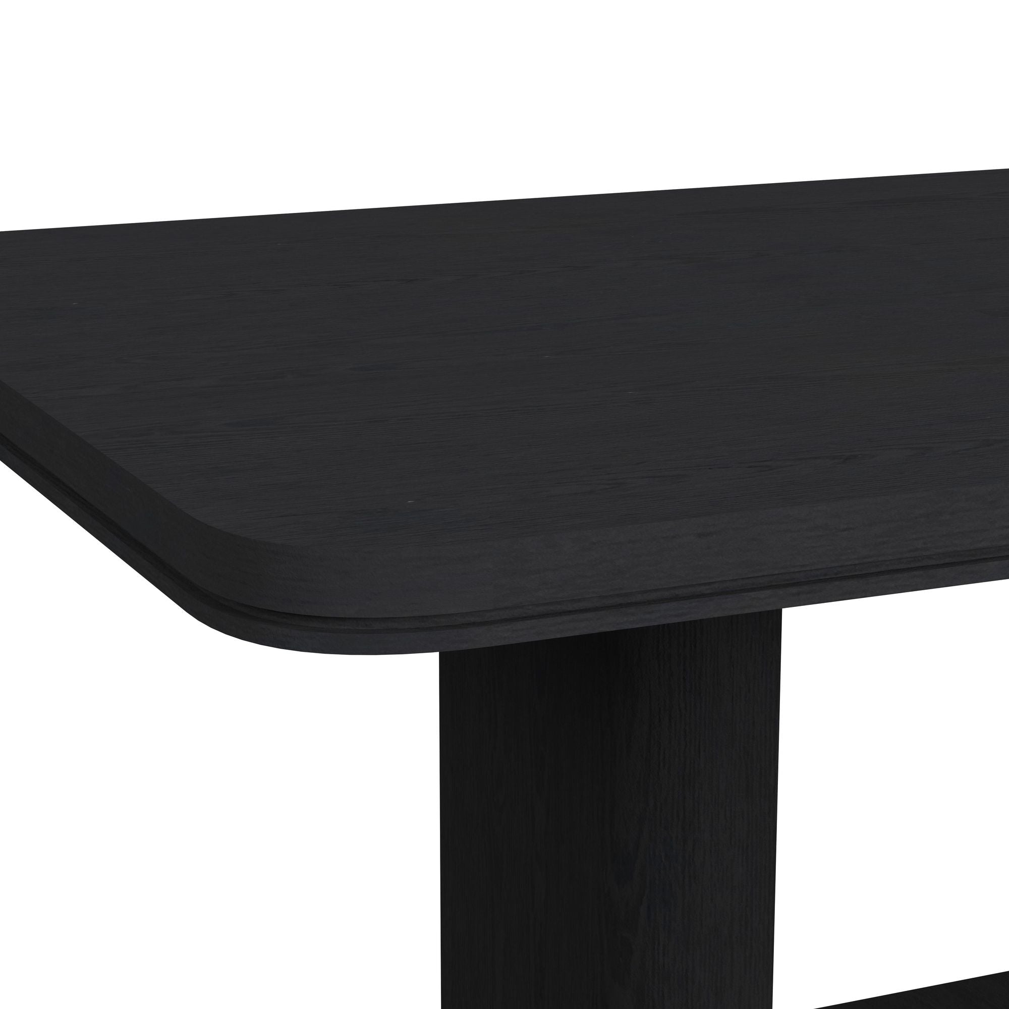 Rosalie 72" Rectangular Dining Table in Black