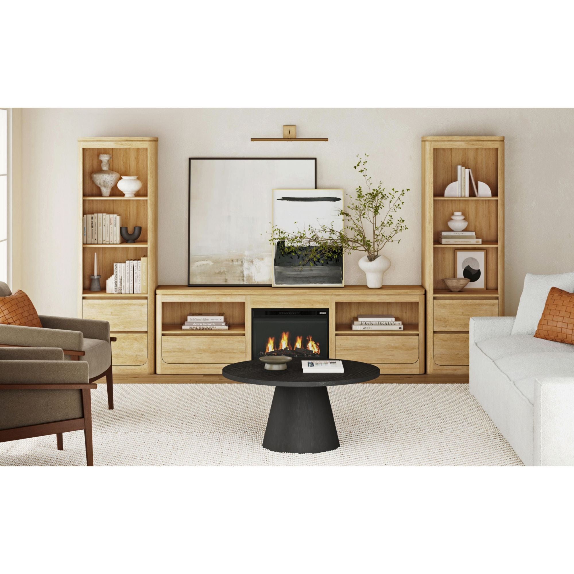 23" Fireplace Insert in Black