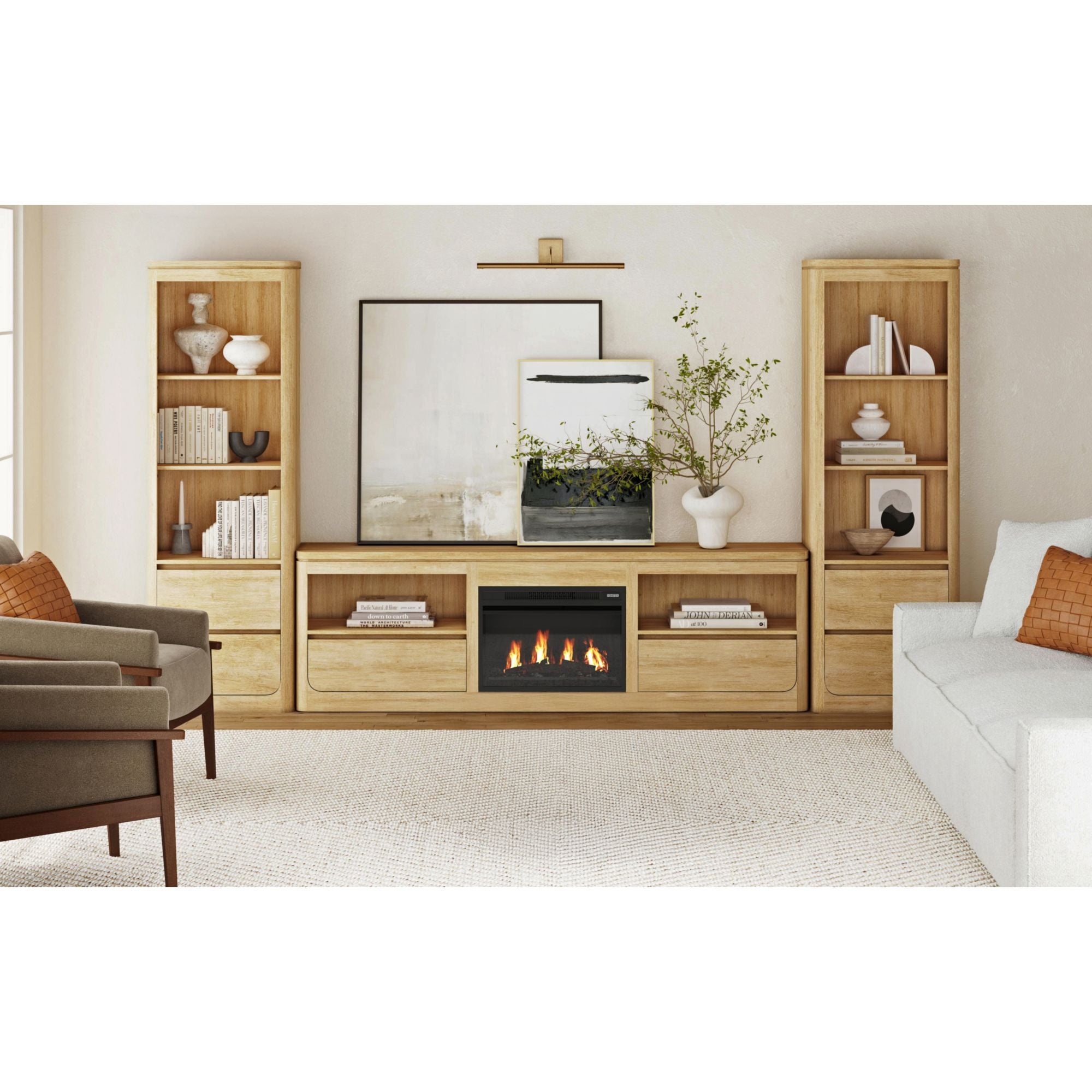 23" Fireplace Insert in Black