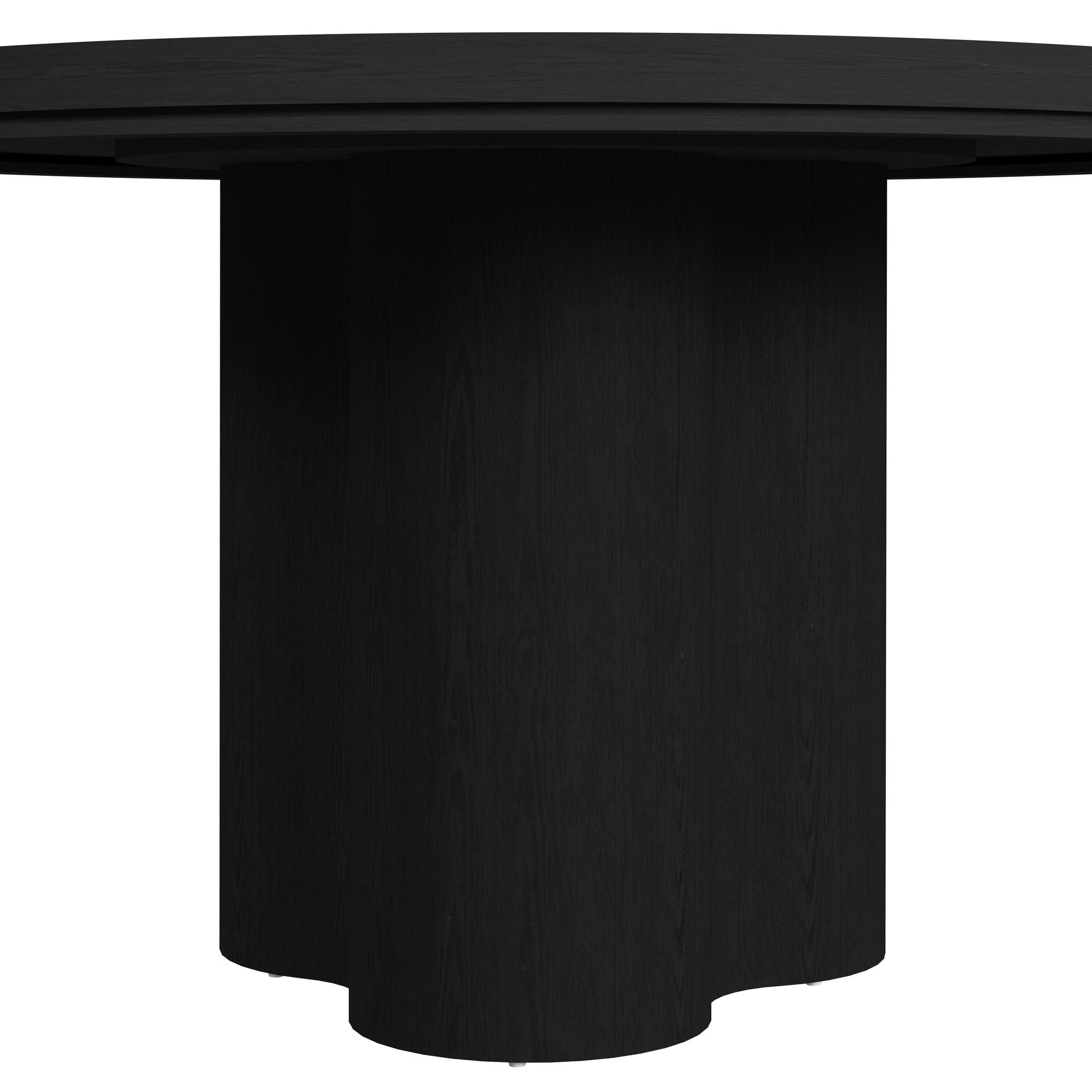 Rosalie Round Dining Table in Black