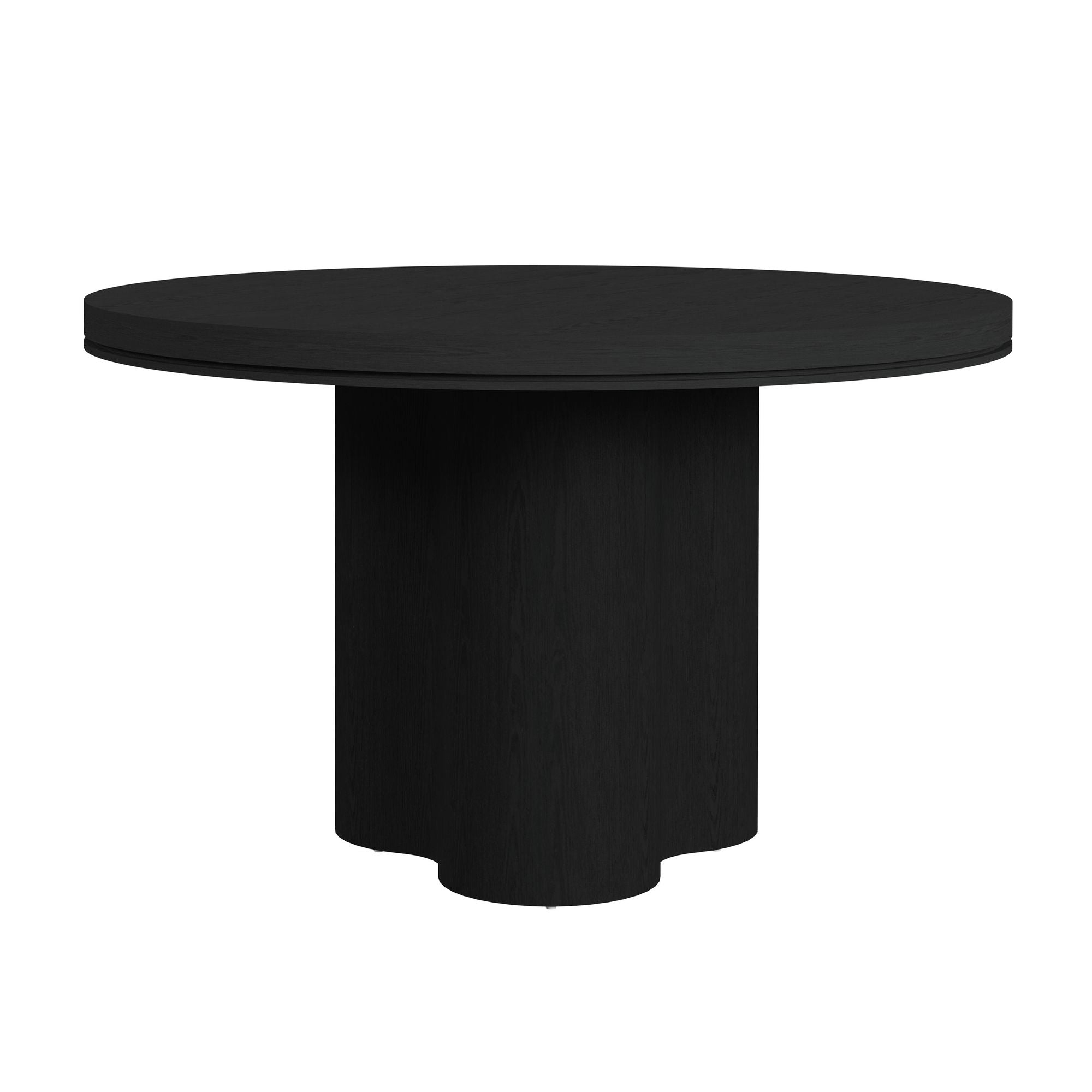 Rosalie Round Dining Table in Black