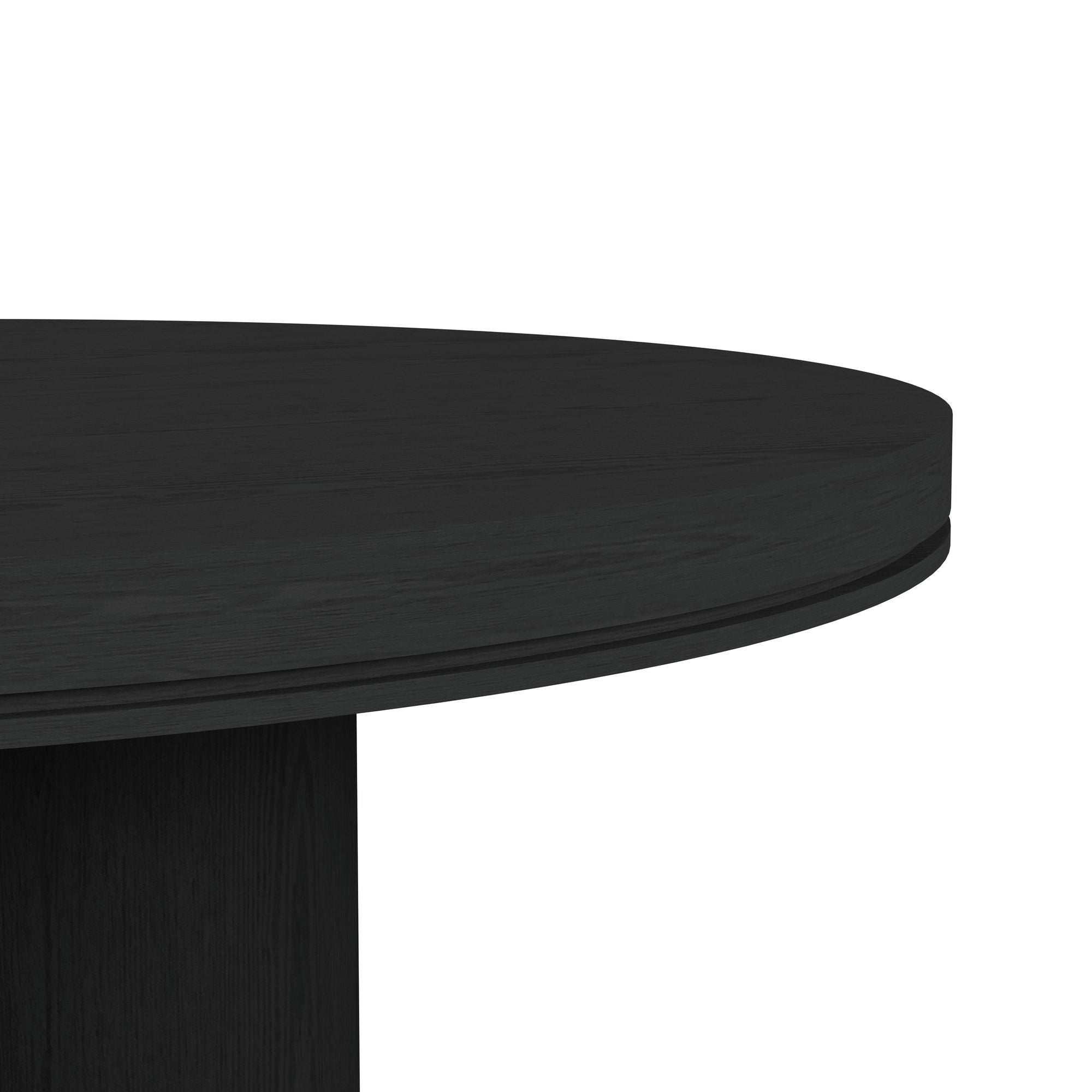 Rosalie Round Dining Table in Black