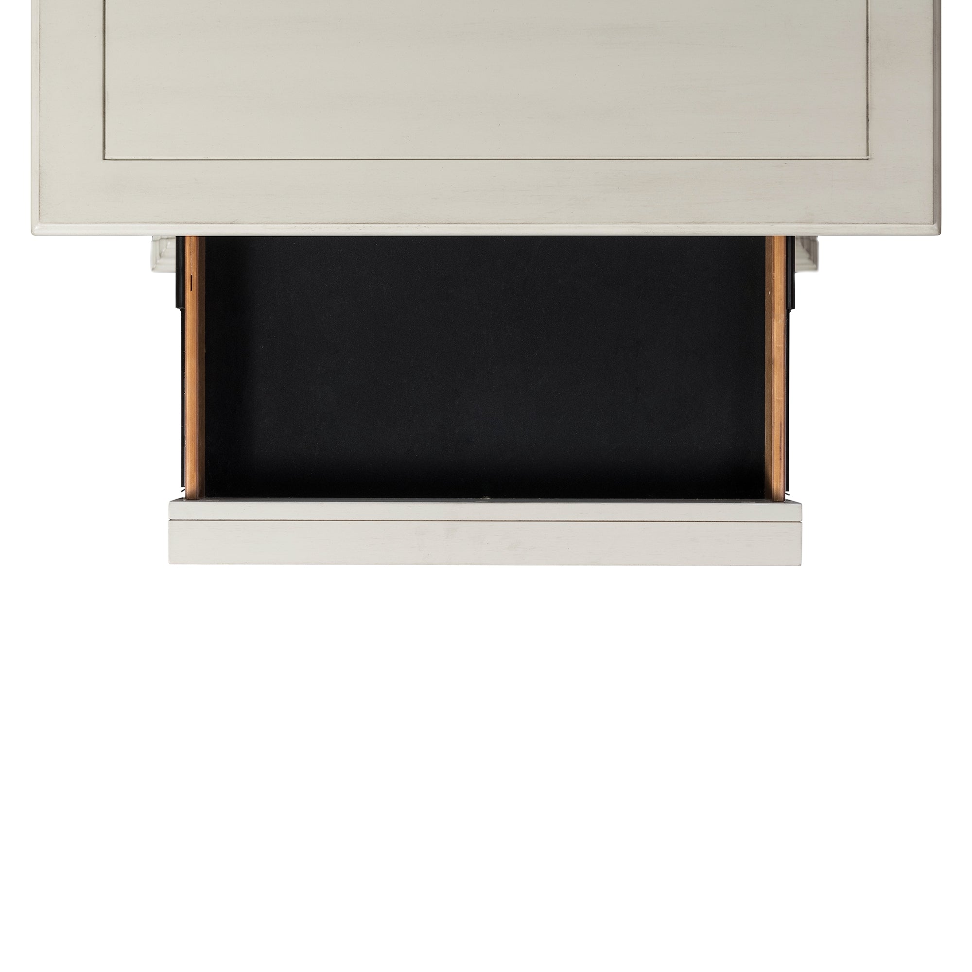 Slater Nightstand w/USB in Antique White