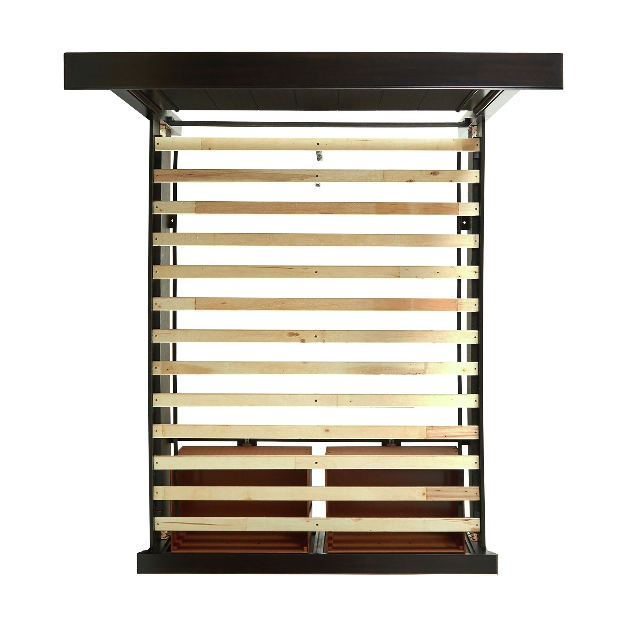 Slater Queen Platform Storage Bed in Black