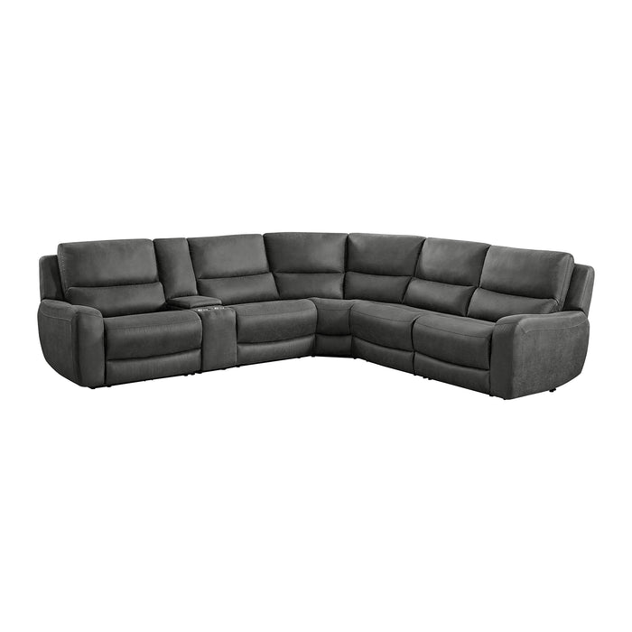 Saber Modular RHF Power Motion Recliner in Texas Granite