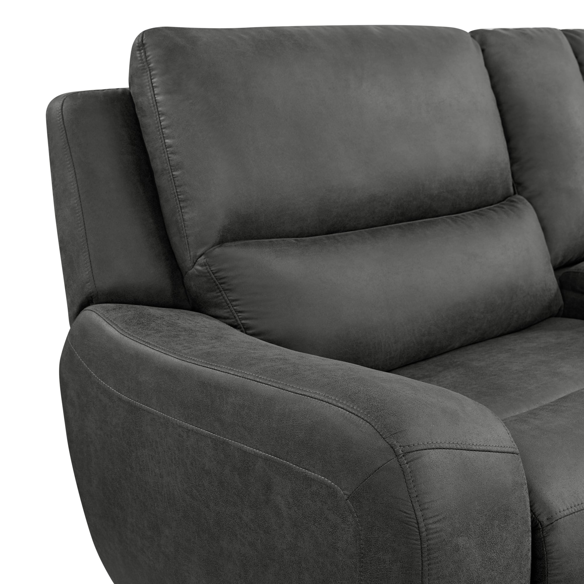 Saber Modular LHF Power Motion Recliner in Texas Granite