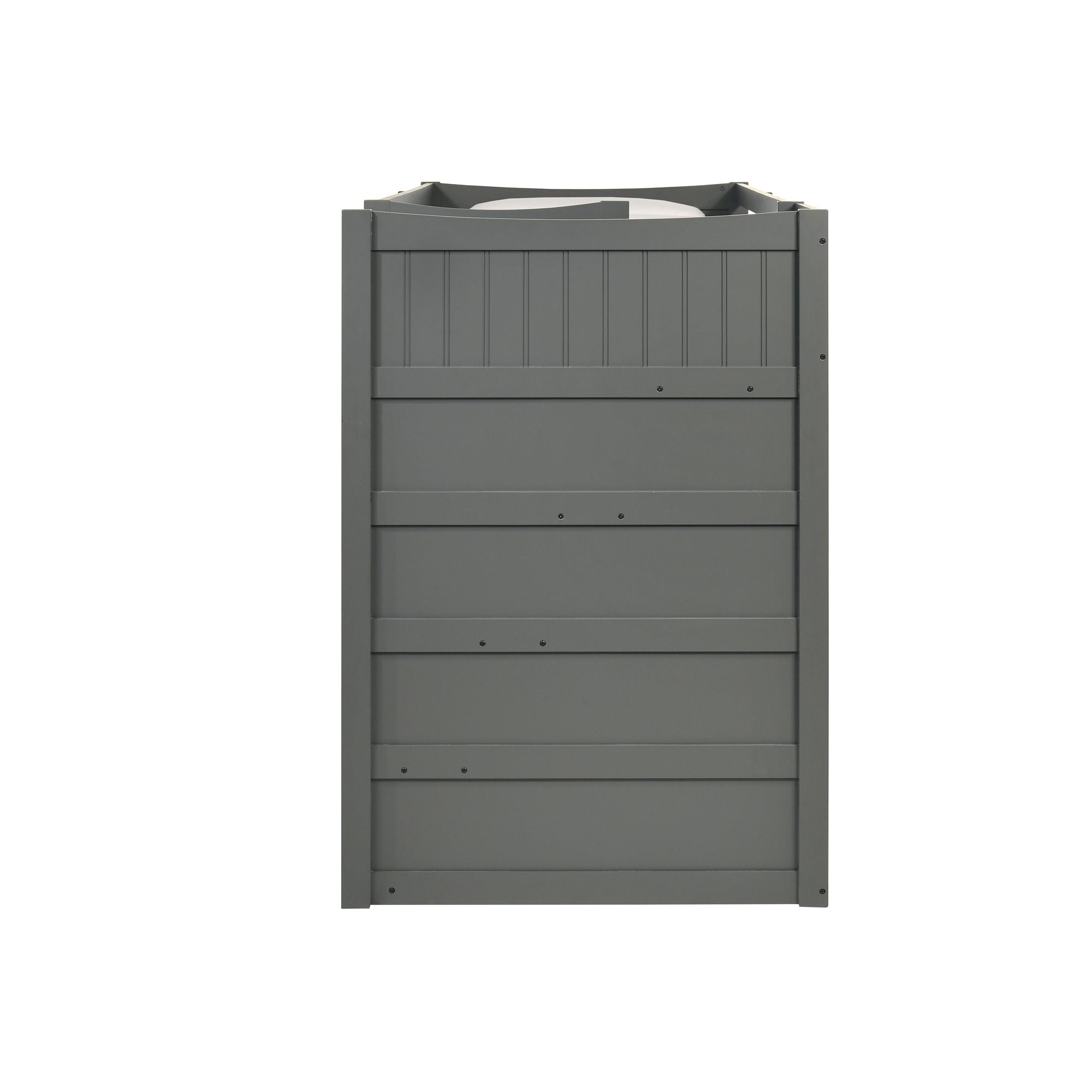 Sami Twin Over Twin Step Bunk with Right HB in Grey