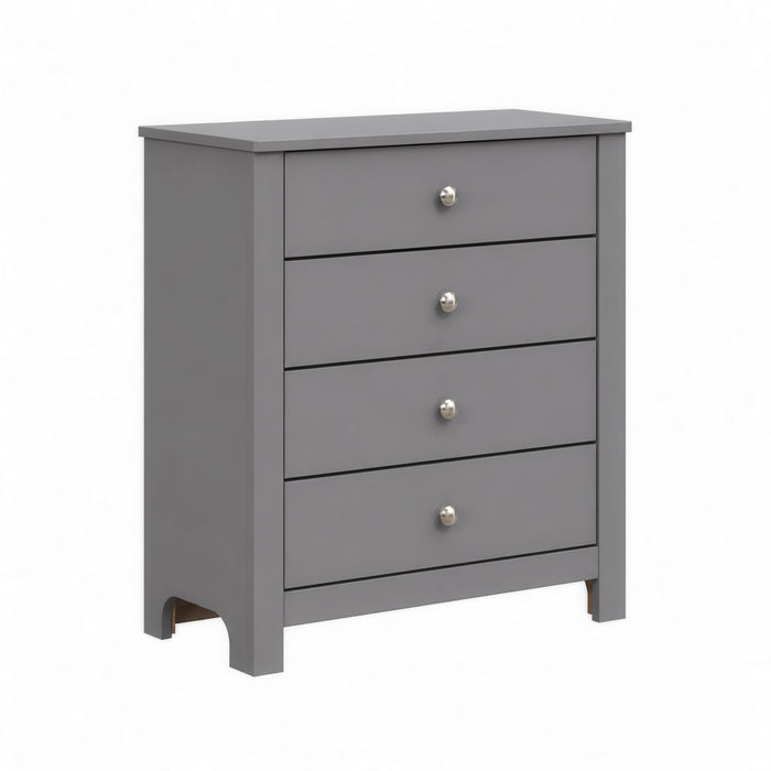 Sami Youth 4-Drawer Chest in Grey