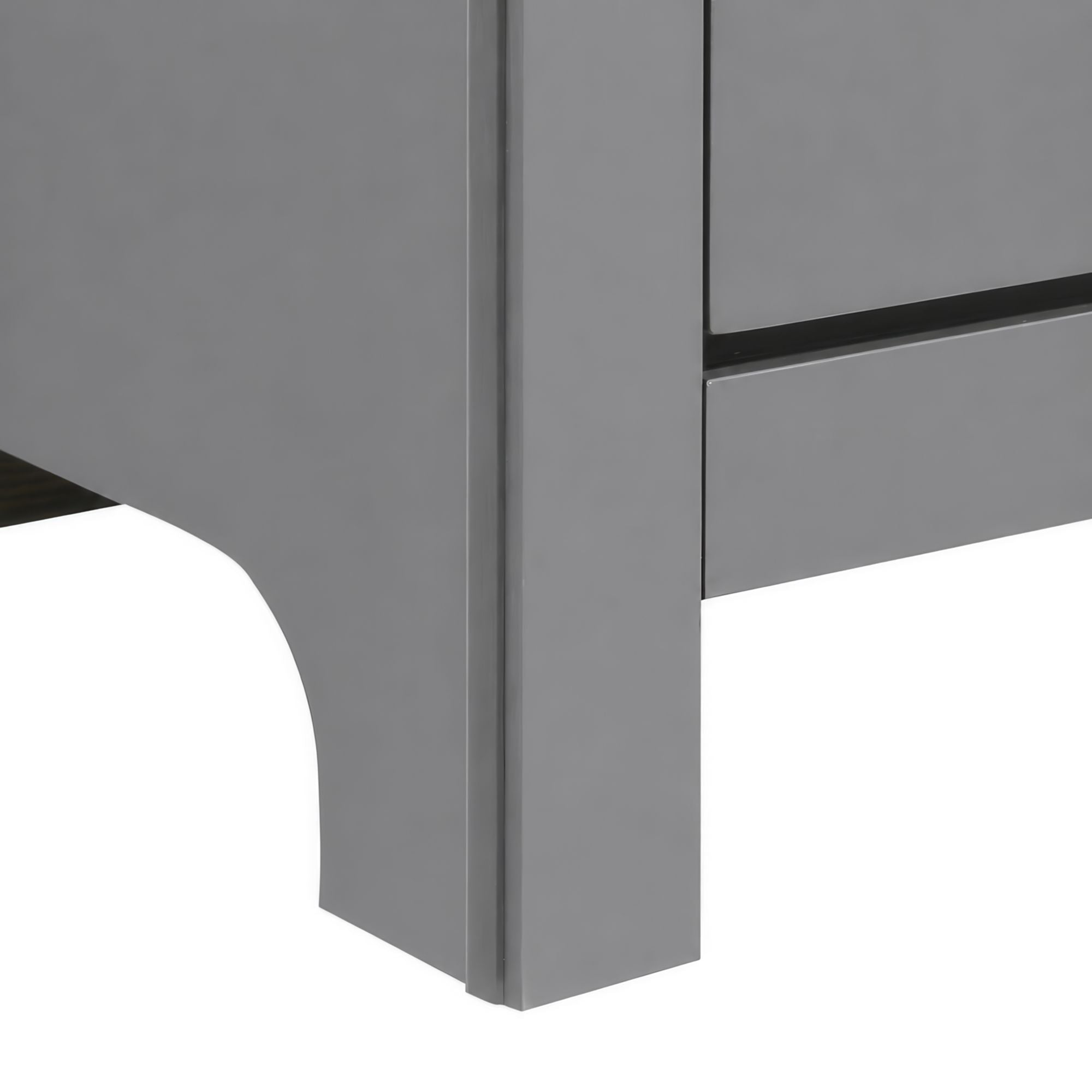 Sami Youth 2-Drawer Nightstand in Grey