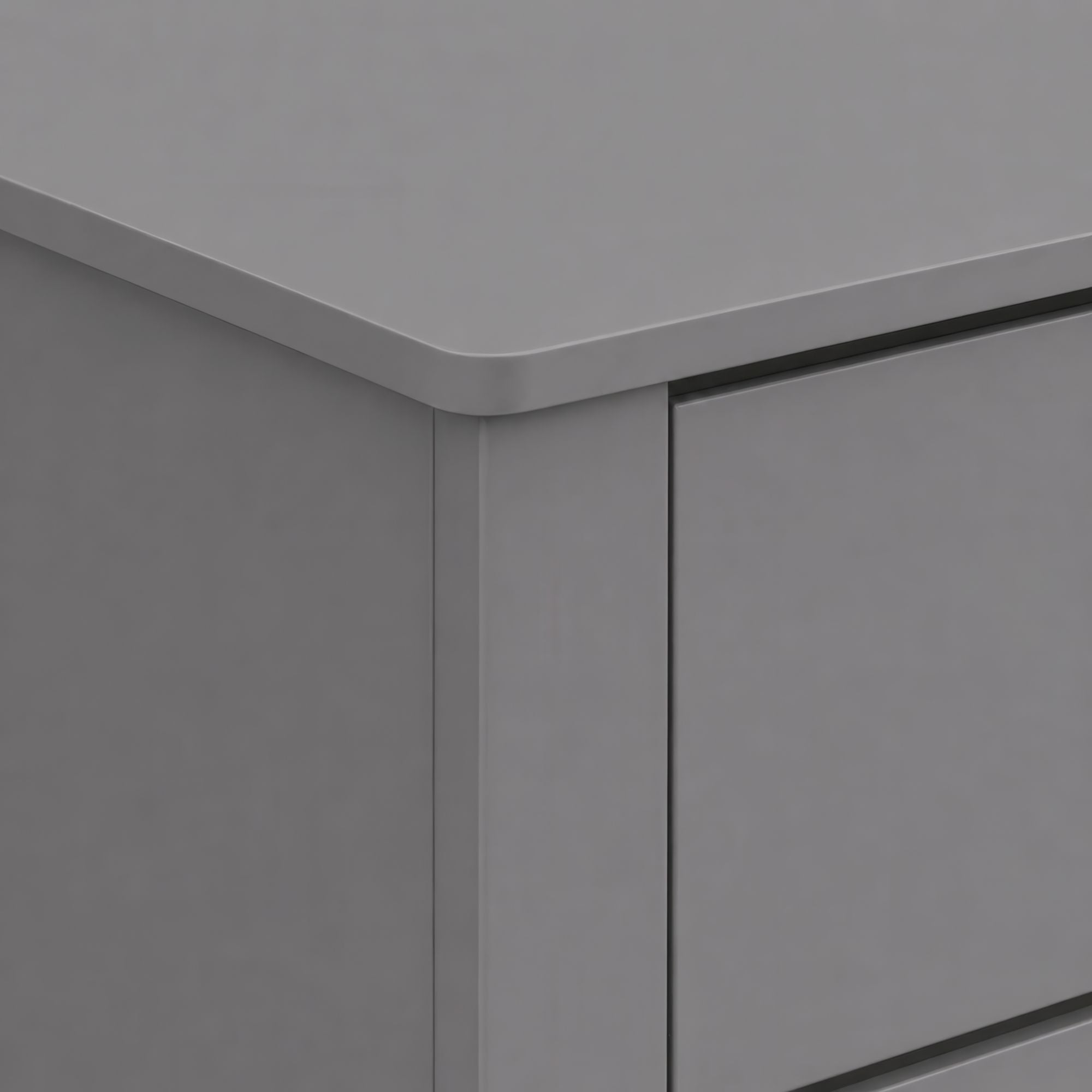Sami Youth 6-Drawer Dresser in Grey