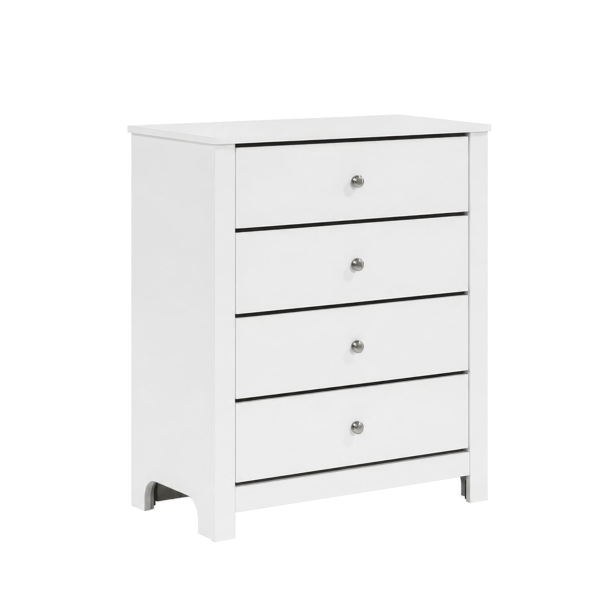 Sami Youth 4-Drawer Chest in White