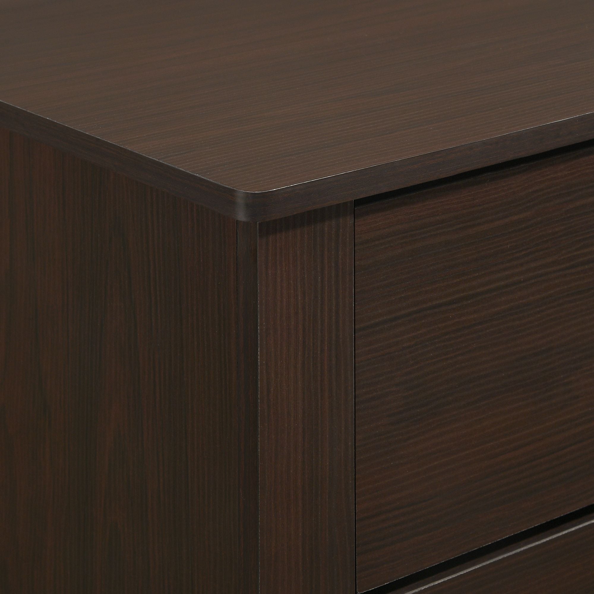 Sami Youth 2-Drawer Nightstand in Espresso