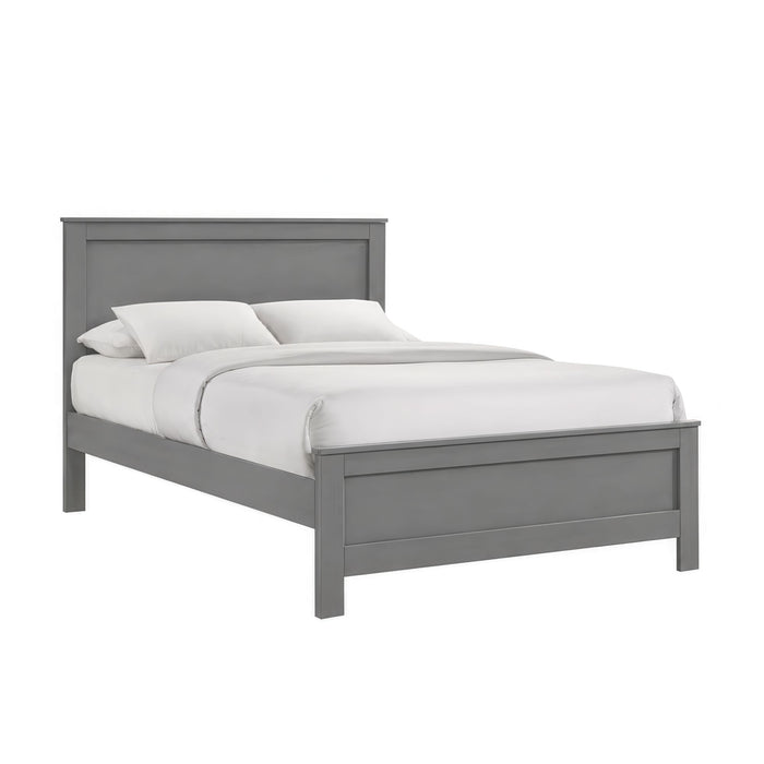Sami Youth Full Panel Bed in Grey
