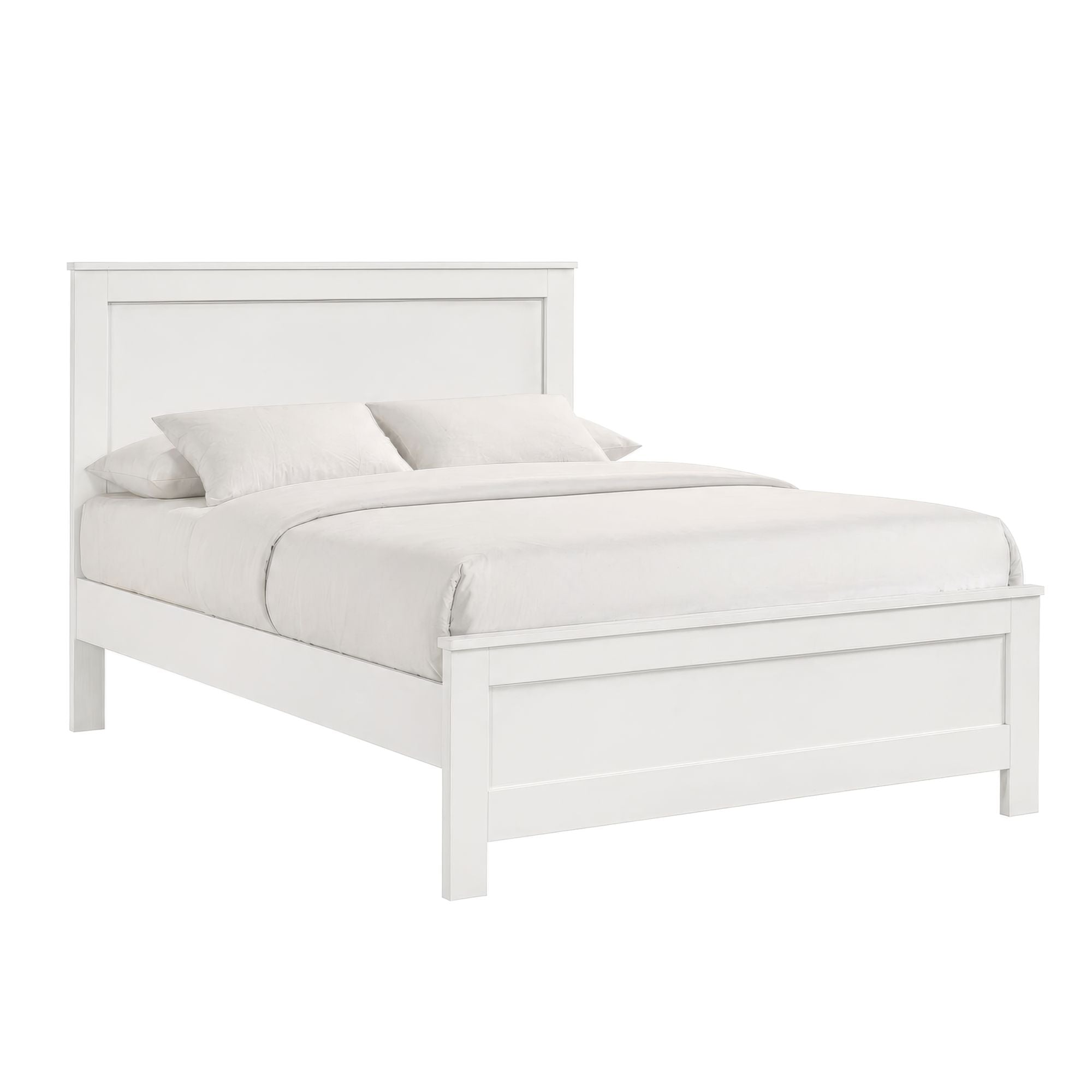Sami Youth Full Panel Bed in White