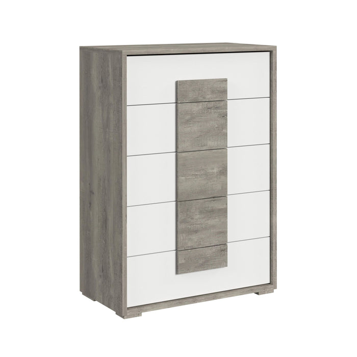 San Matteo 5-Drawer Chest in Dual Tone