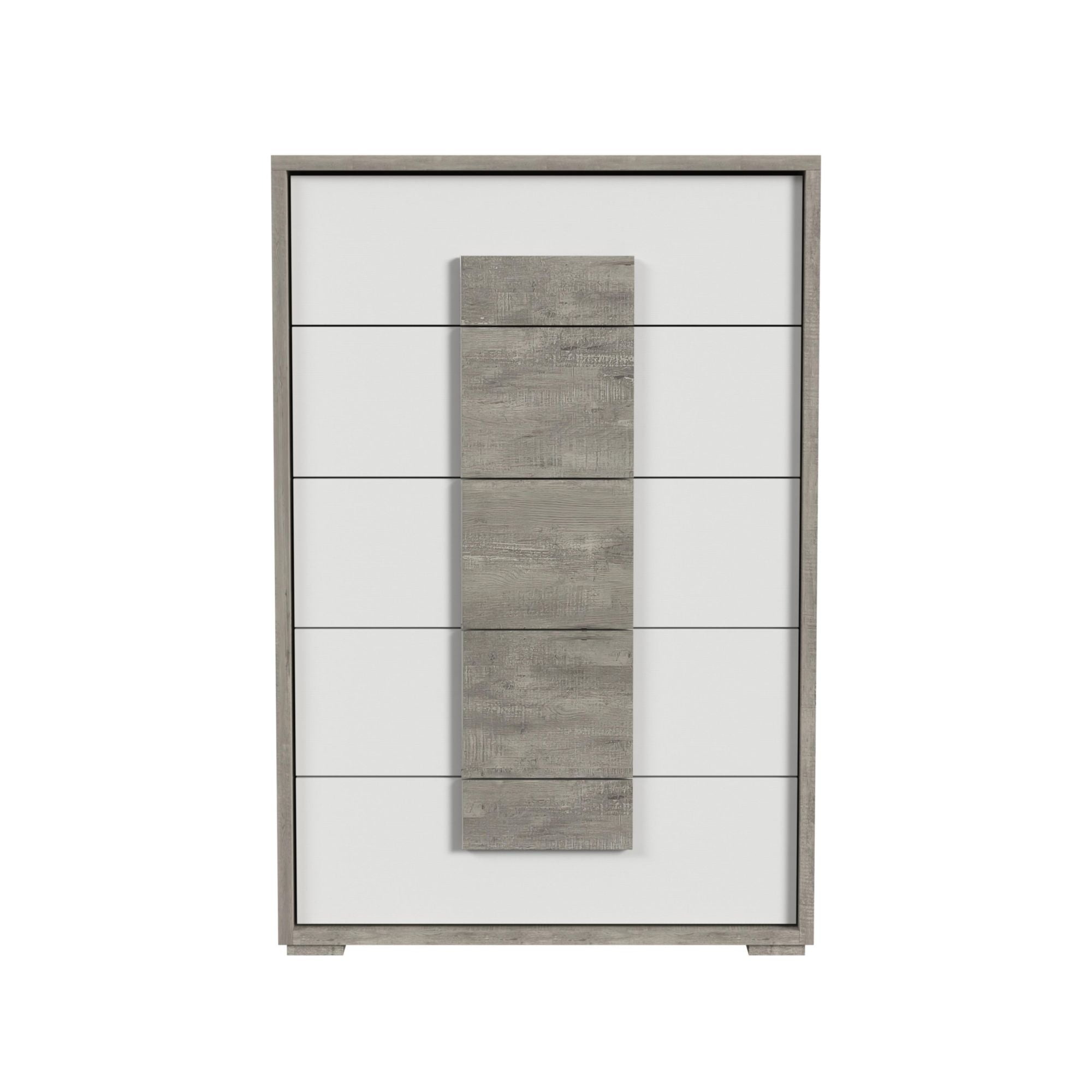 San Matteo 5-Drawer Chest in Dual Tone