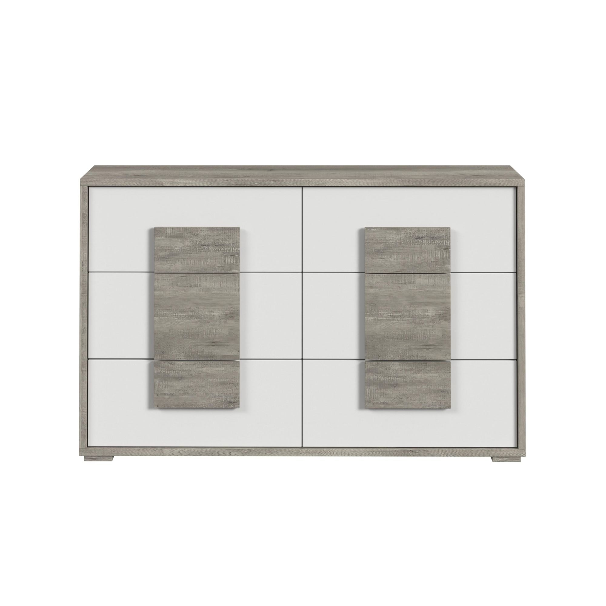 San Matteo 6-Drawer Dresser in Dual Tone