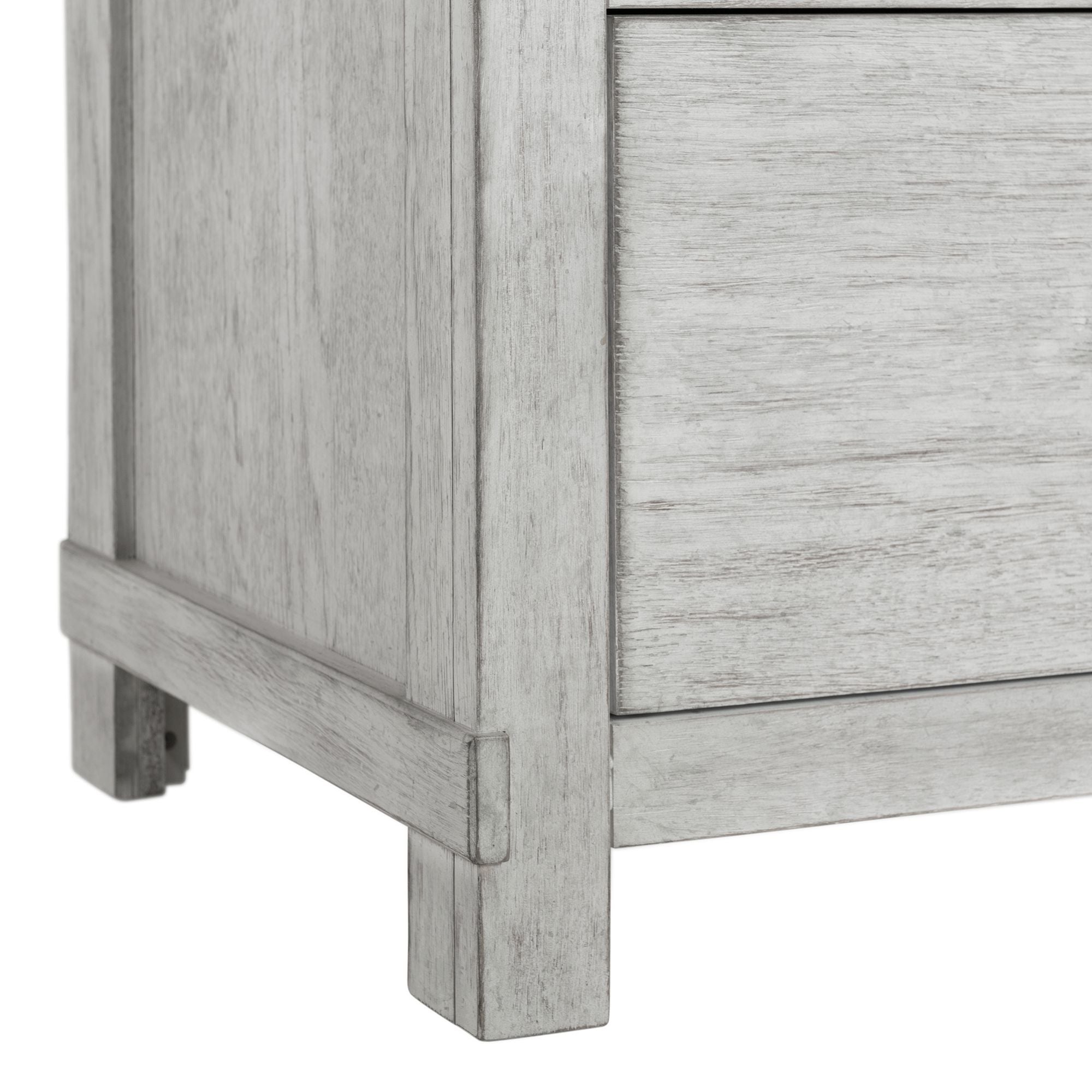 Scott Dresser & Mirror Set White Finish