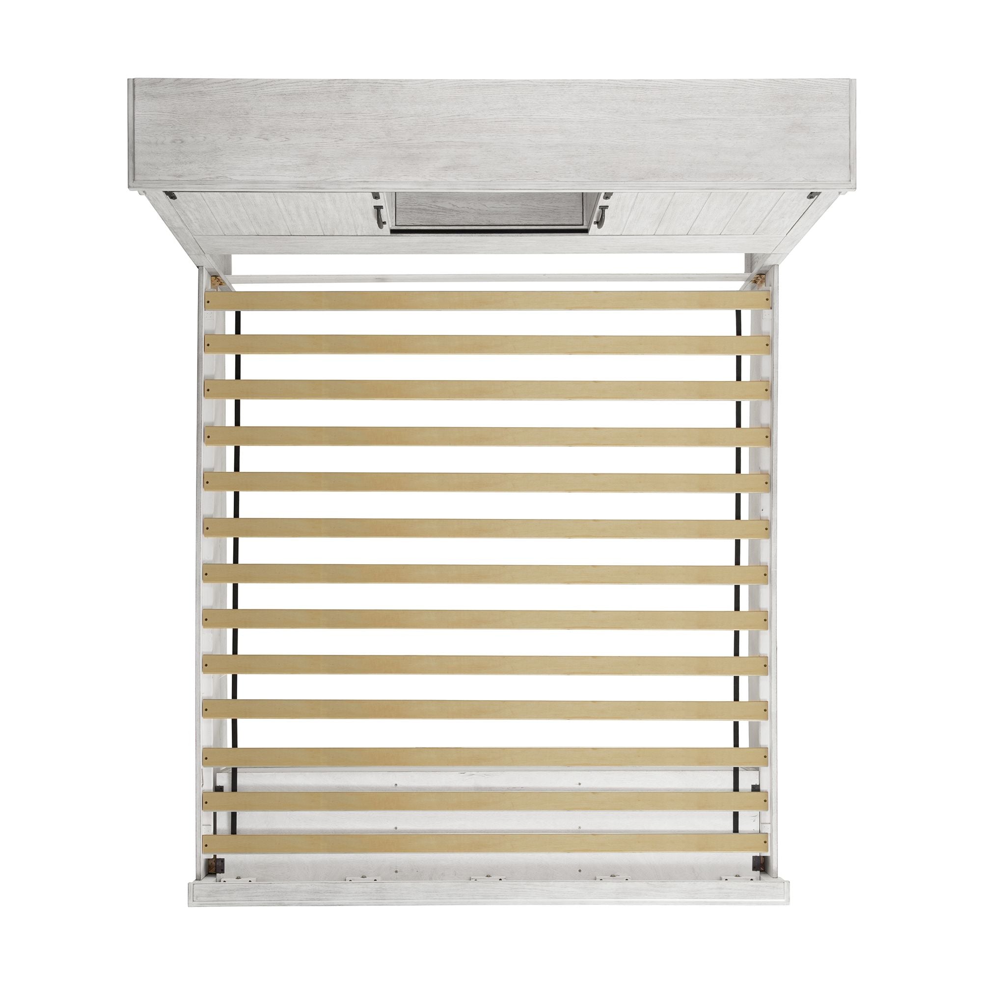 Scott King Storage Bed White Finish