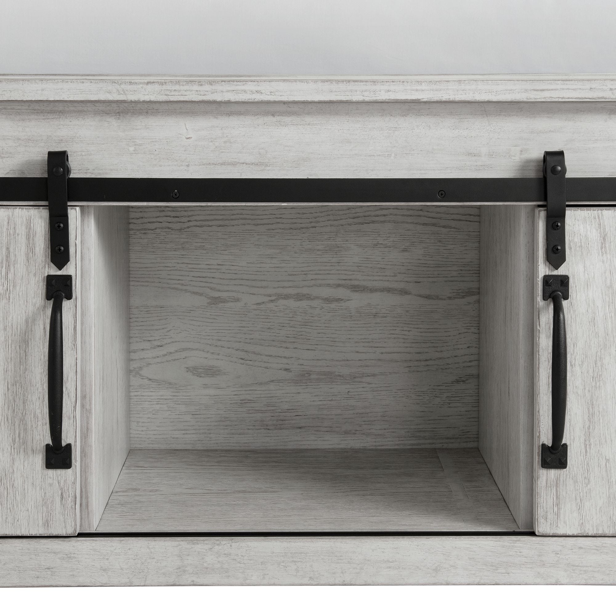 Scott King Storage Bed White Finish