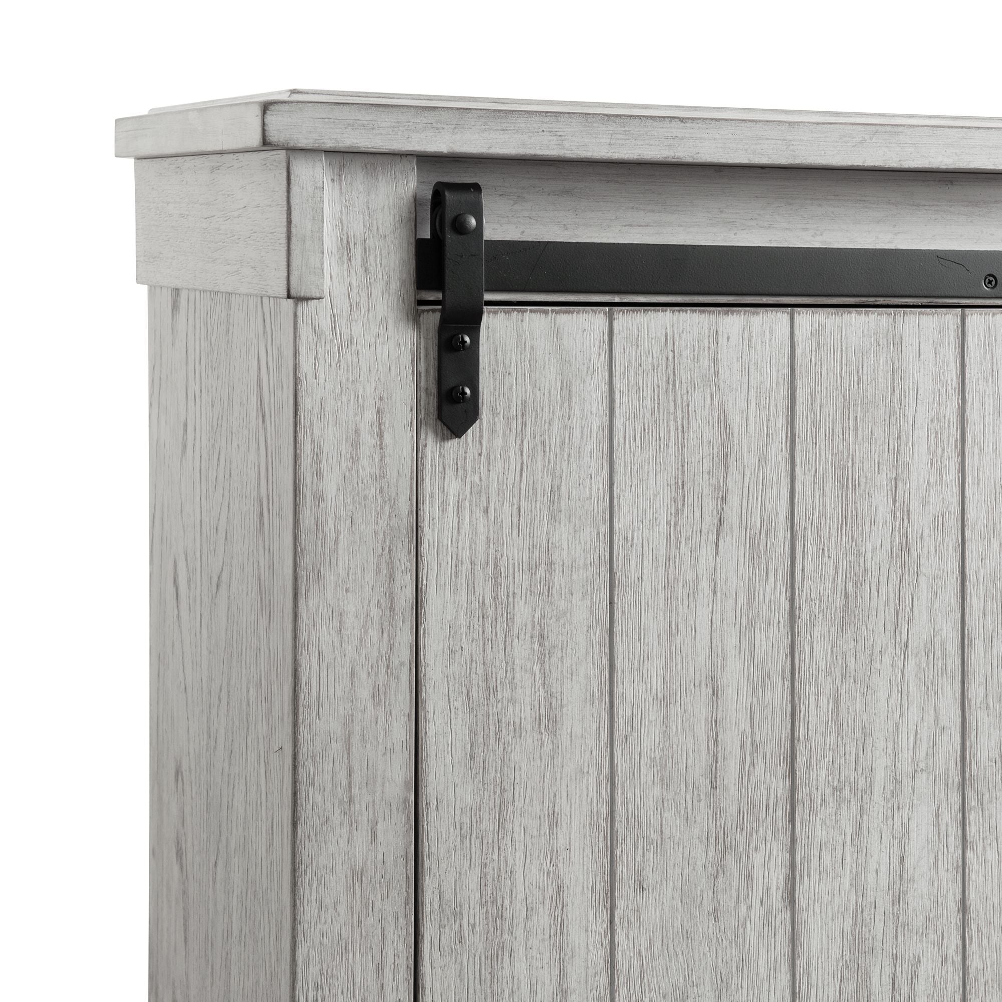 Scott Queen Storage Bed White Finish