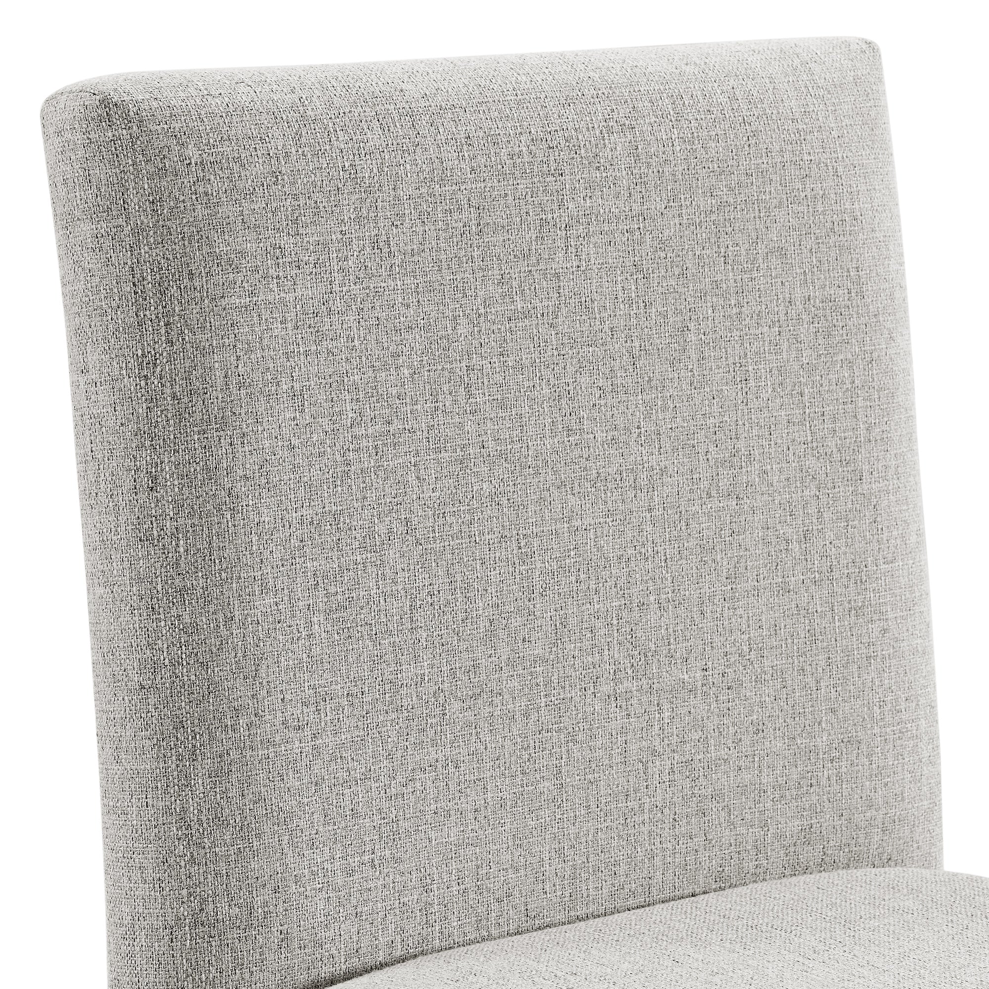 Seneca Counter Side Chair with Grey Fabric in Brown (2 Per Carton)