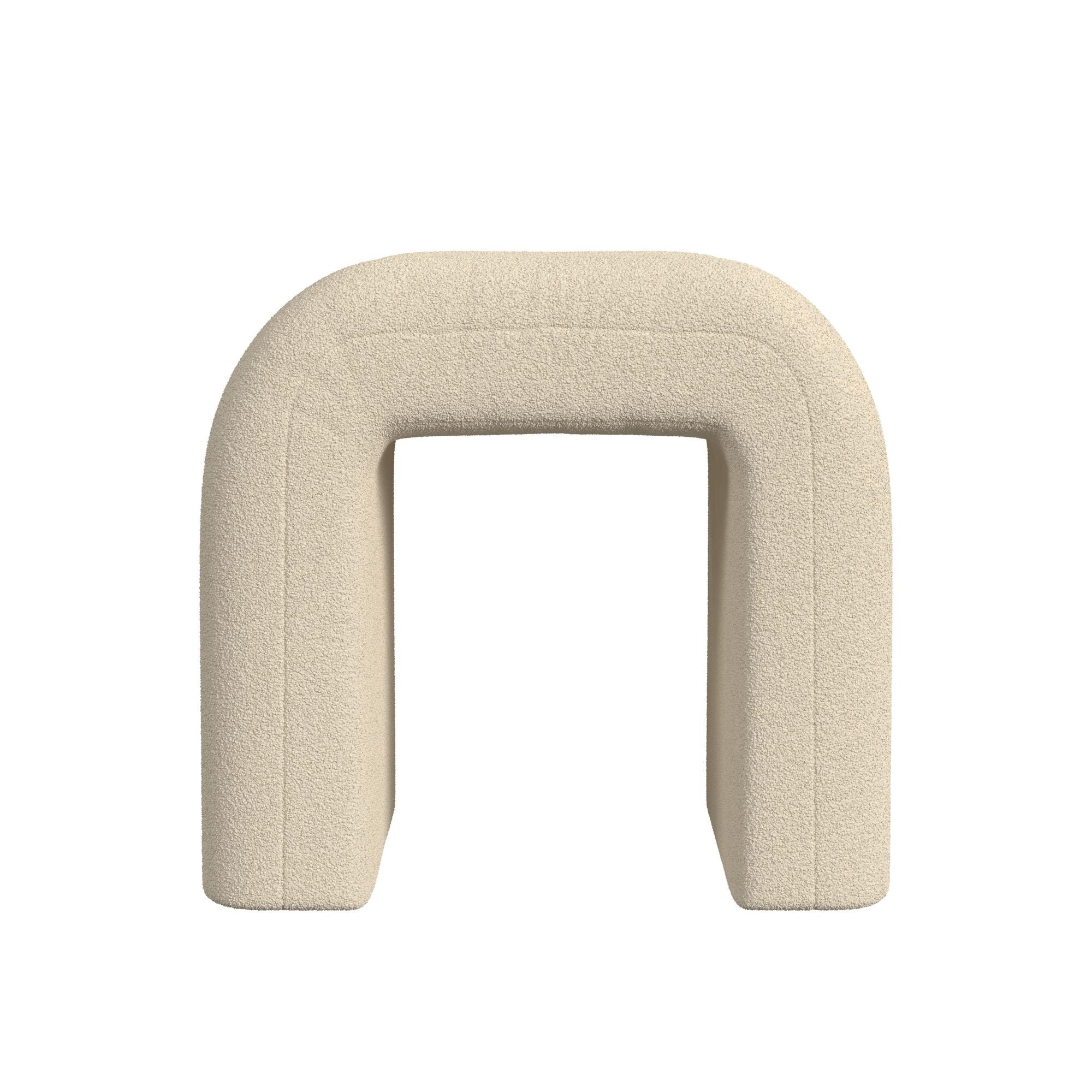 Seqouia Bench With 2 Stools in Ching Cream