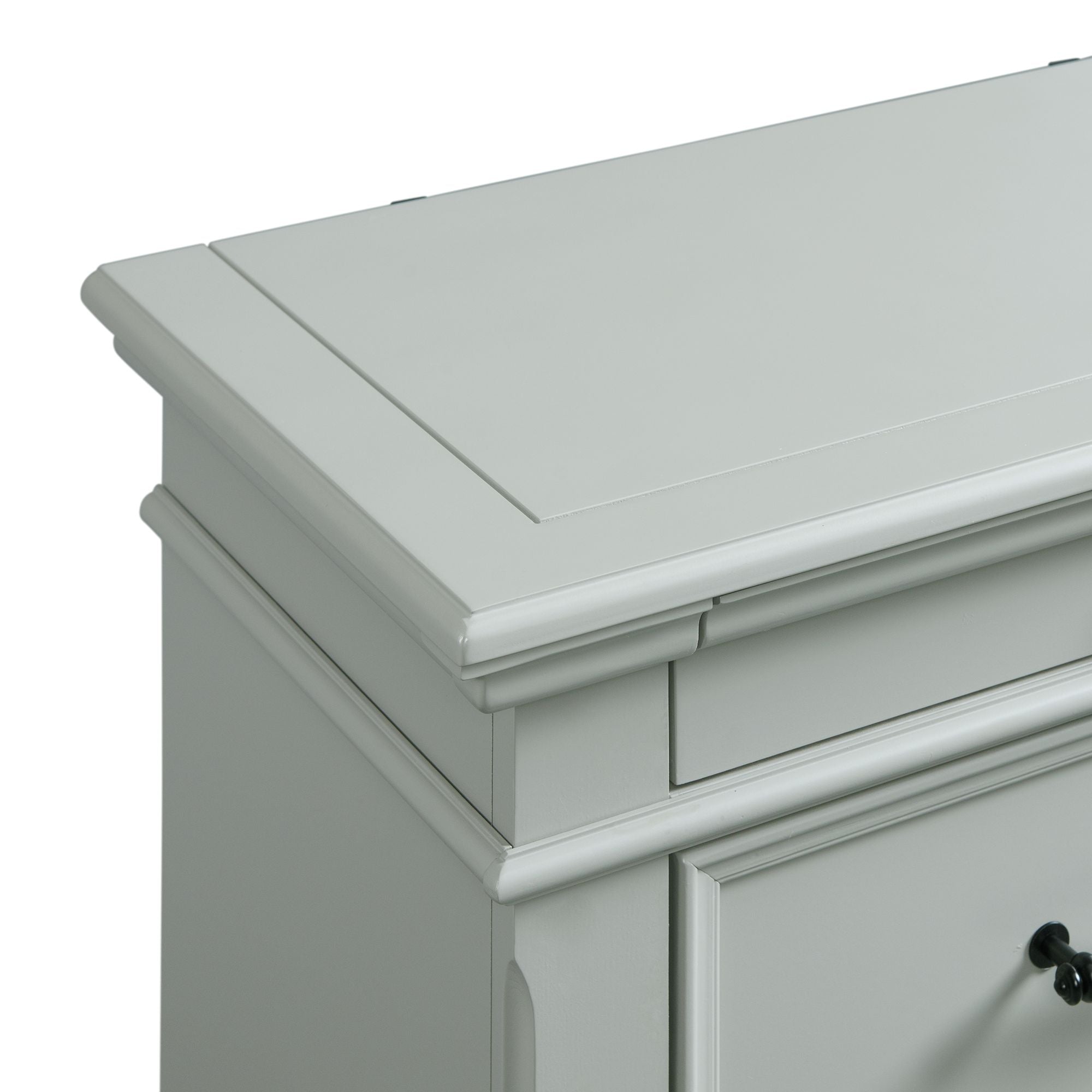 Slater Nightstand w/USB Grey
