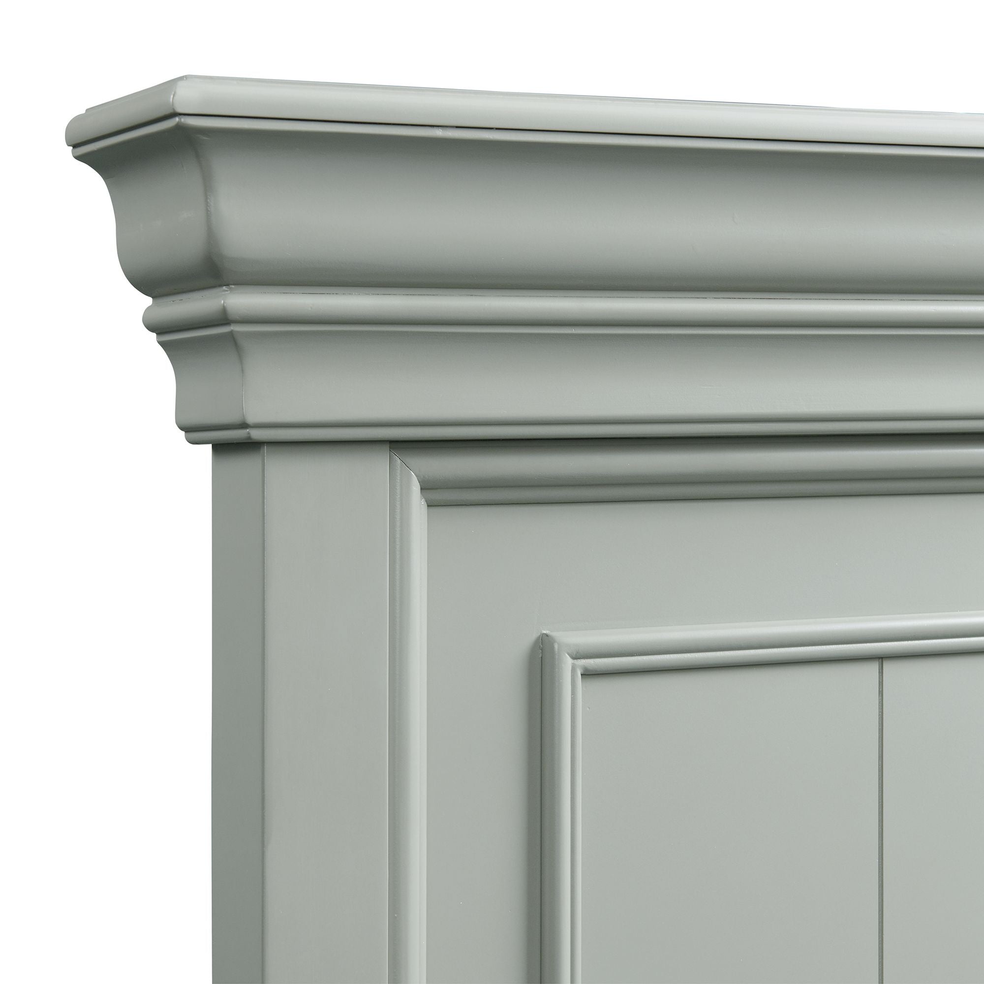 Slater Queen Platform Storage Bed in Grey