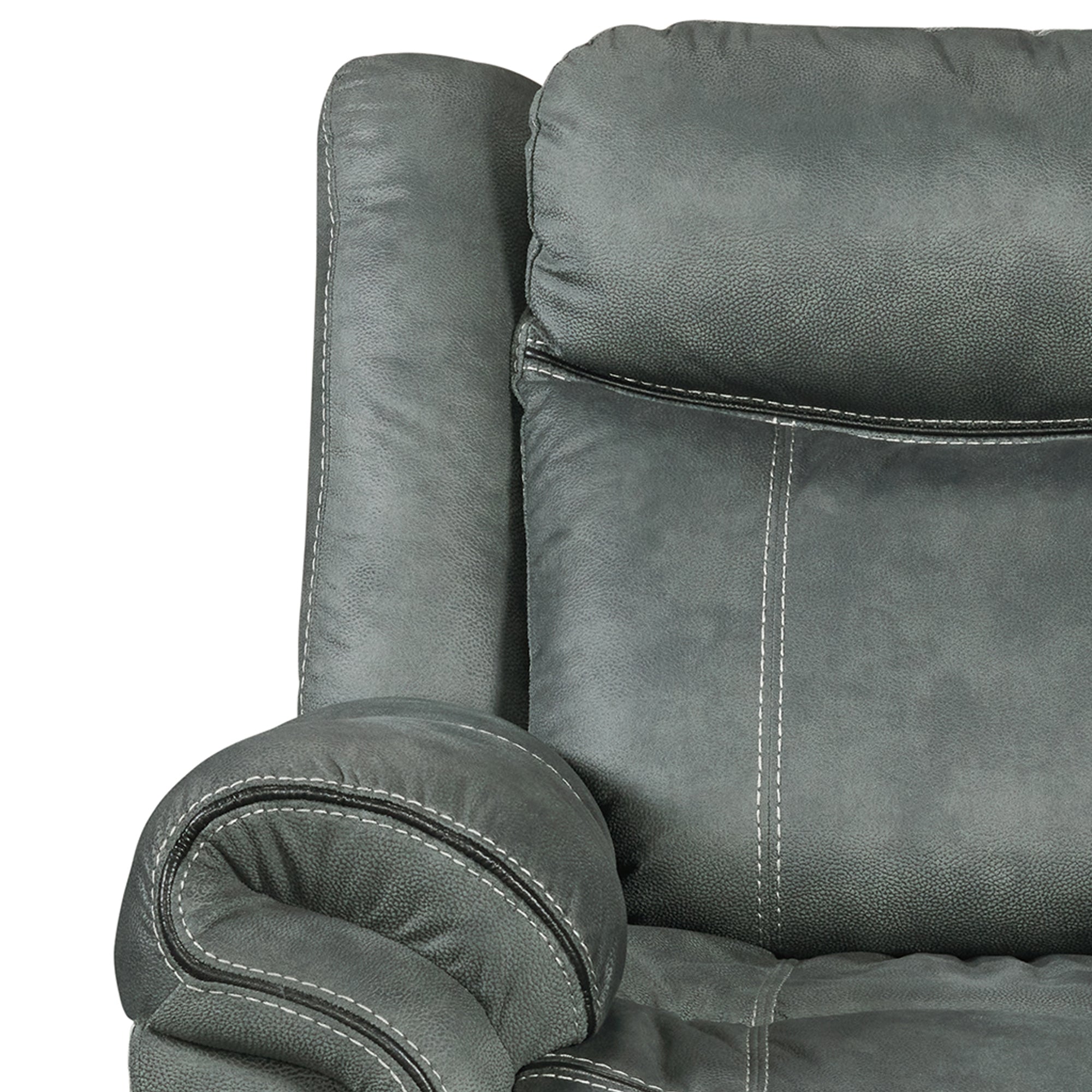 Sorrento Motion Sofa with Dropdown in FB367 Charcoal