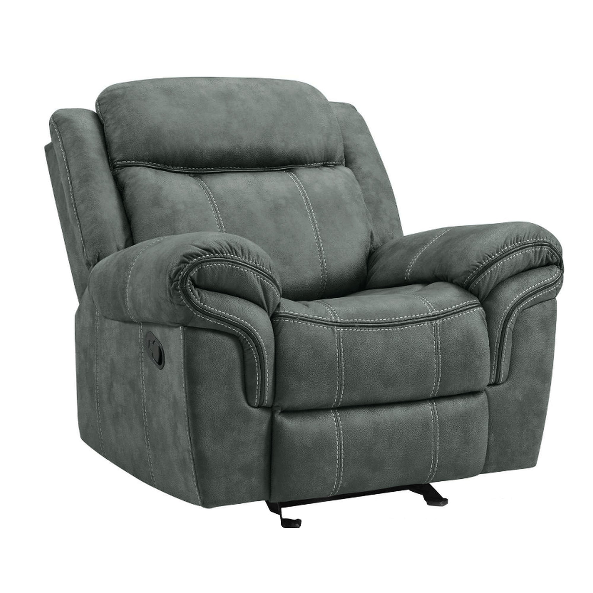Sorrento Glider Recliner in FB367 Charcoal
