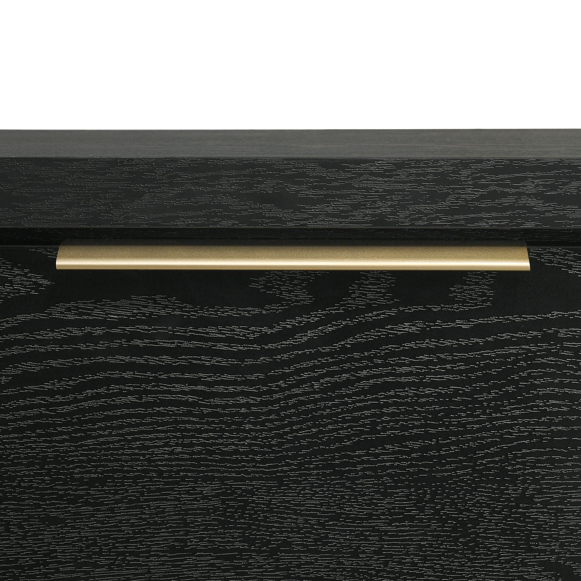 South Bend Dresser and Mirror Set in Black